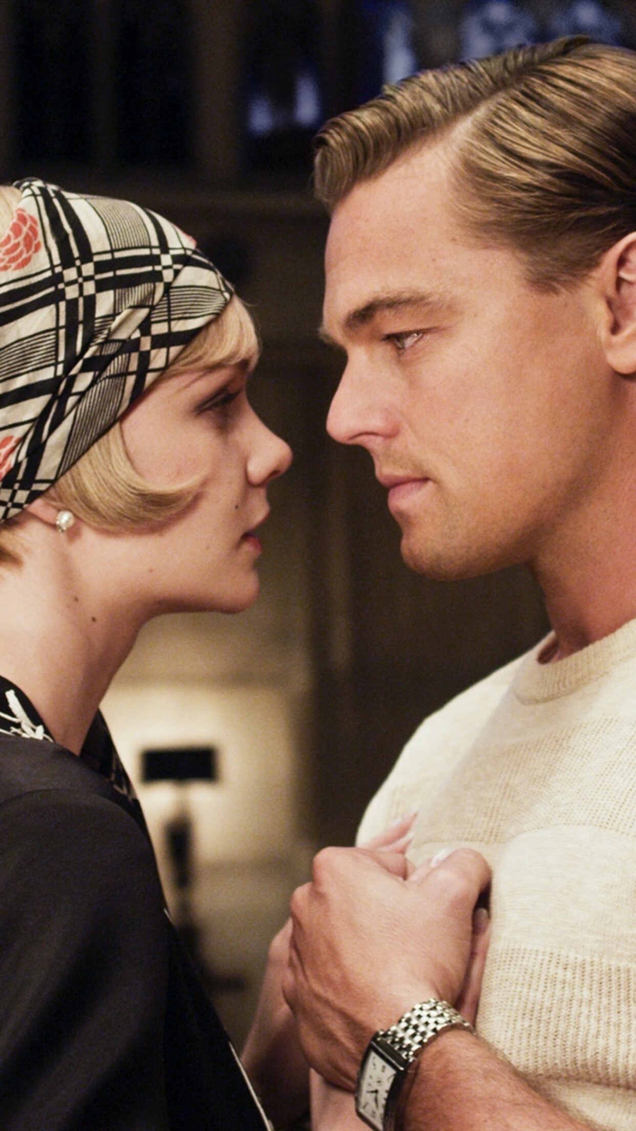 The Great Gatsby: Leonardo DiCaprio, Carey Mulligan, American actors. 1250x2210 HD Background.