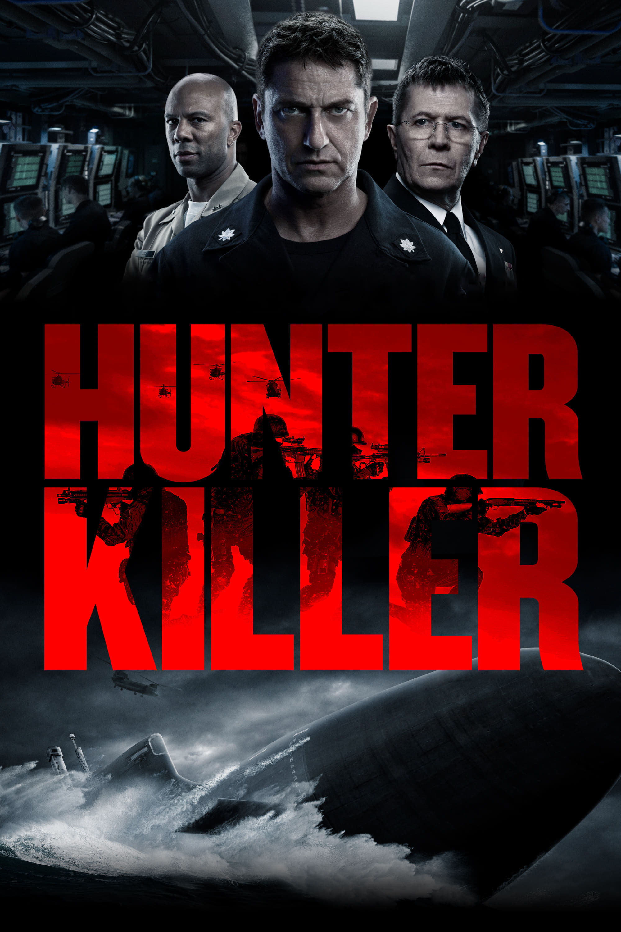 Hunter Killer movie, Posters collection, Action-packed cinema, Tension and excitement, 2000x3000 HD Handy