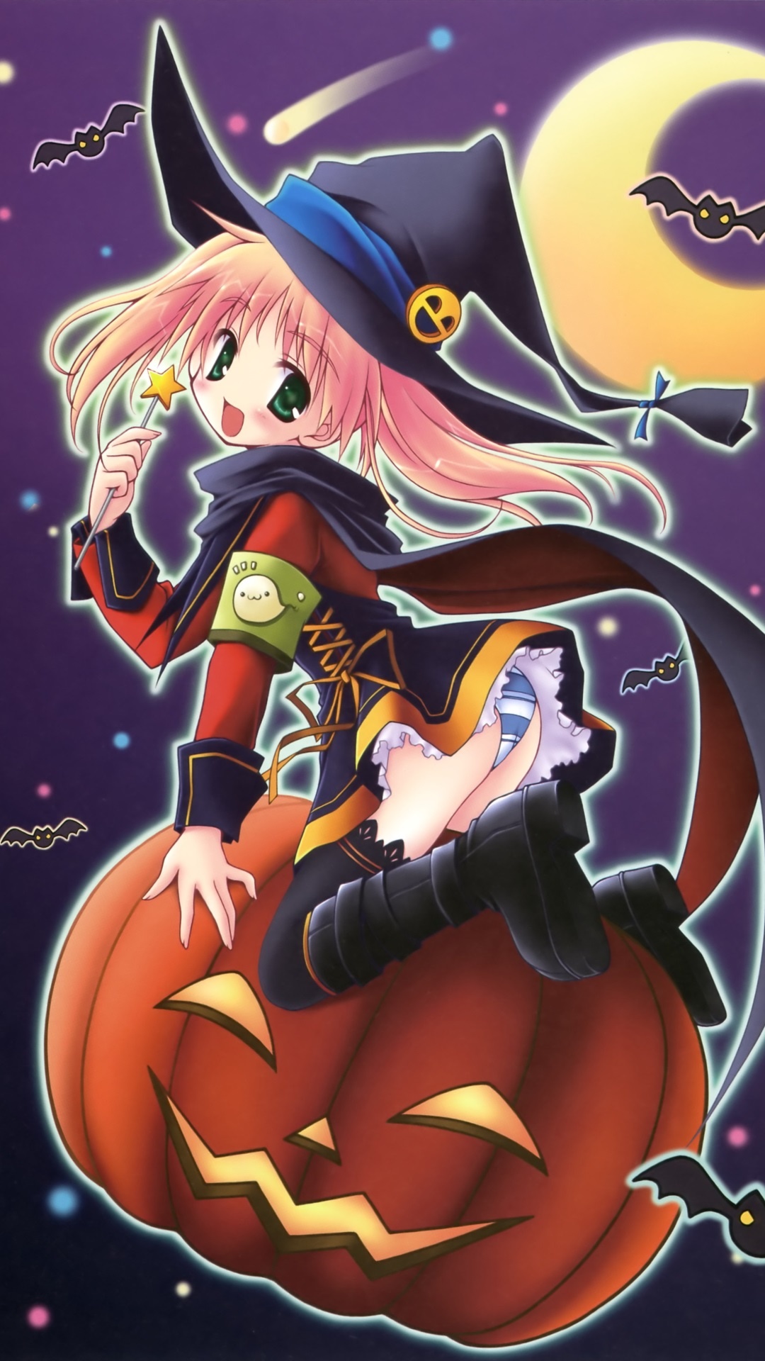 Halloween Anime, Cute wallpapers, Festive vibes, 1080x1920 Full HD Phone
