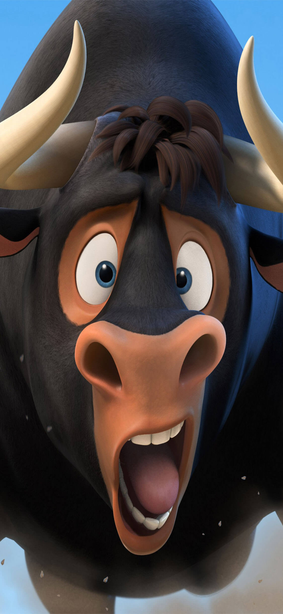 Ferdinand Animation, Cartoon wallpapers, Optimized for iPhone, Animated fun, 1130x2440 HD Phone