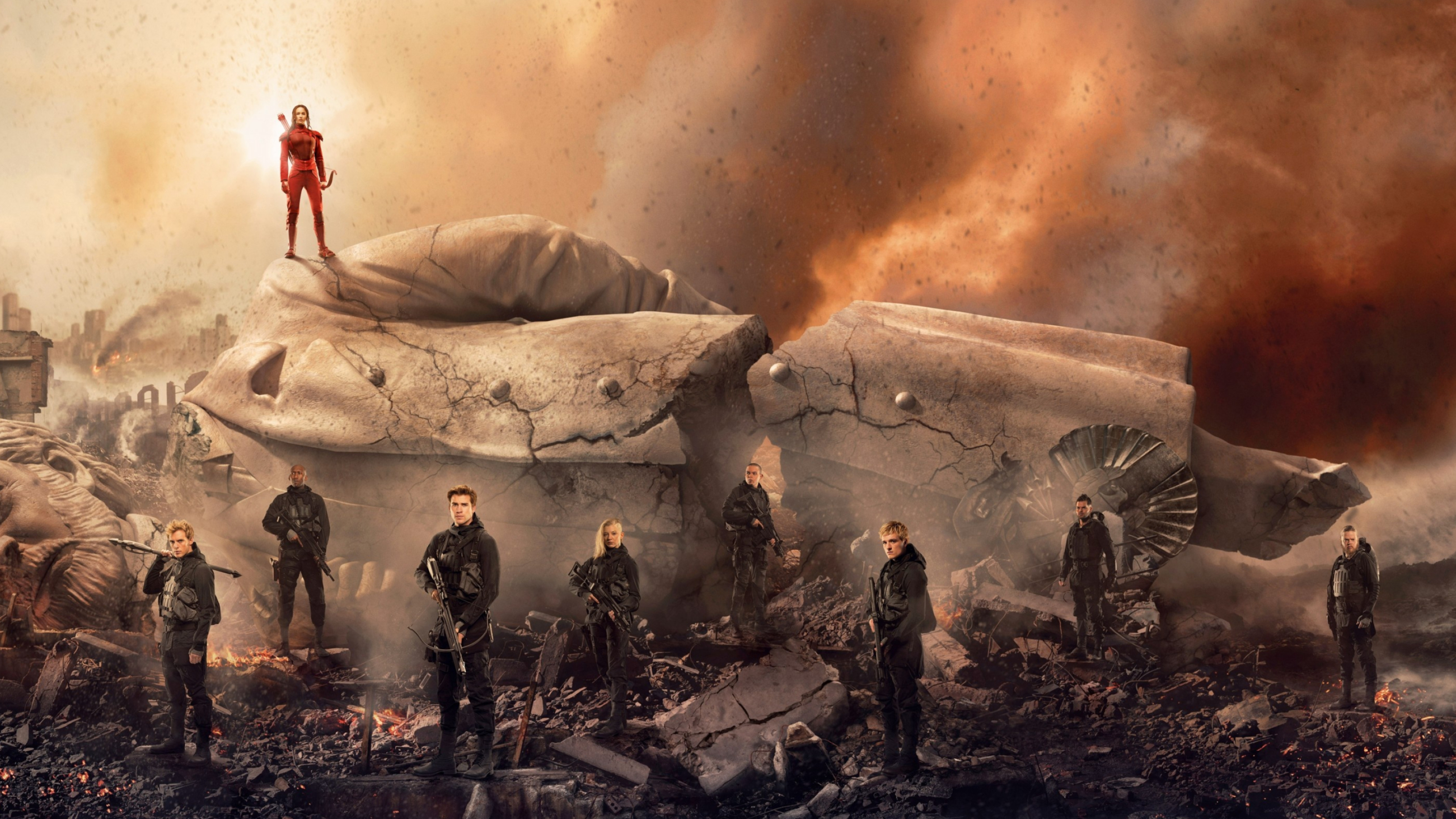 Jennifer Lawrence, The Hunger Games, Mockingjay Part 2 wallpapers, 3840x2160 4K Desktop