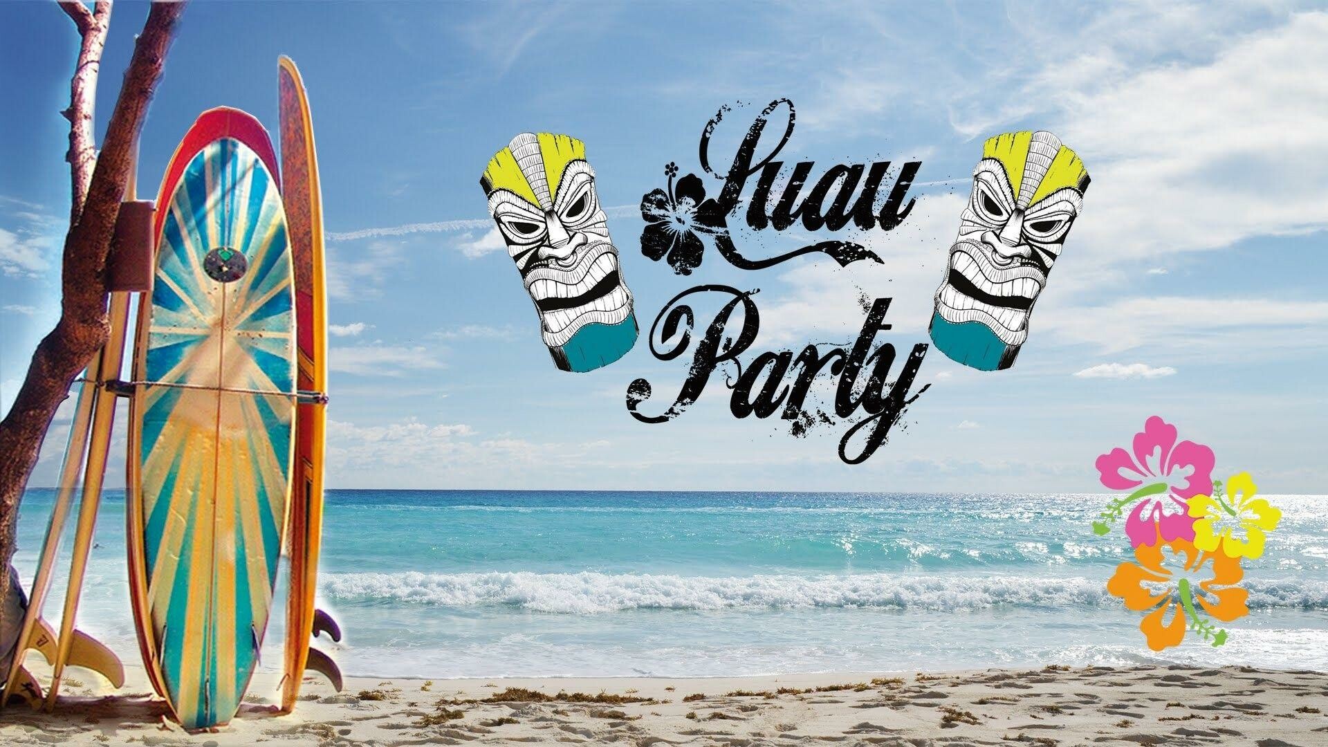Luau, Tropical celebration, Exotic vibes, Beach party, 1920x1080 Full HD Desktop