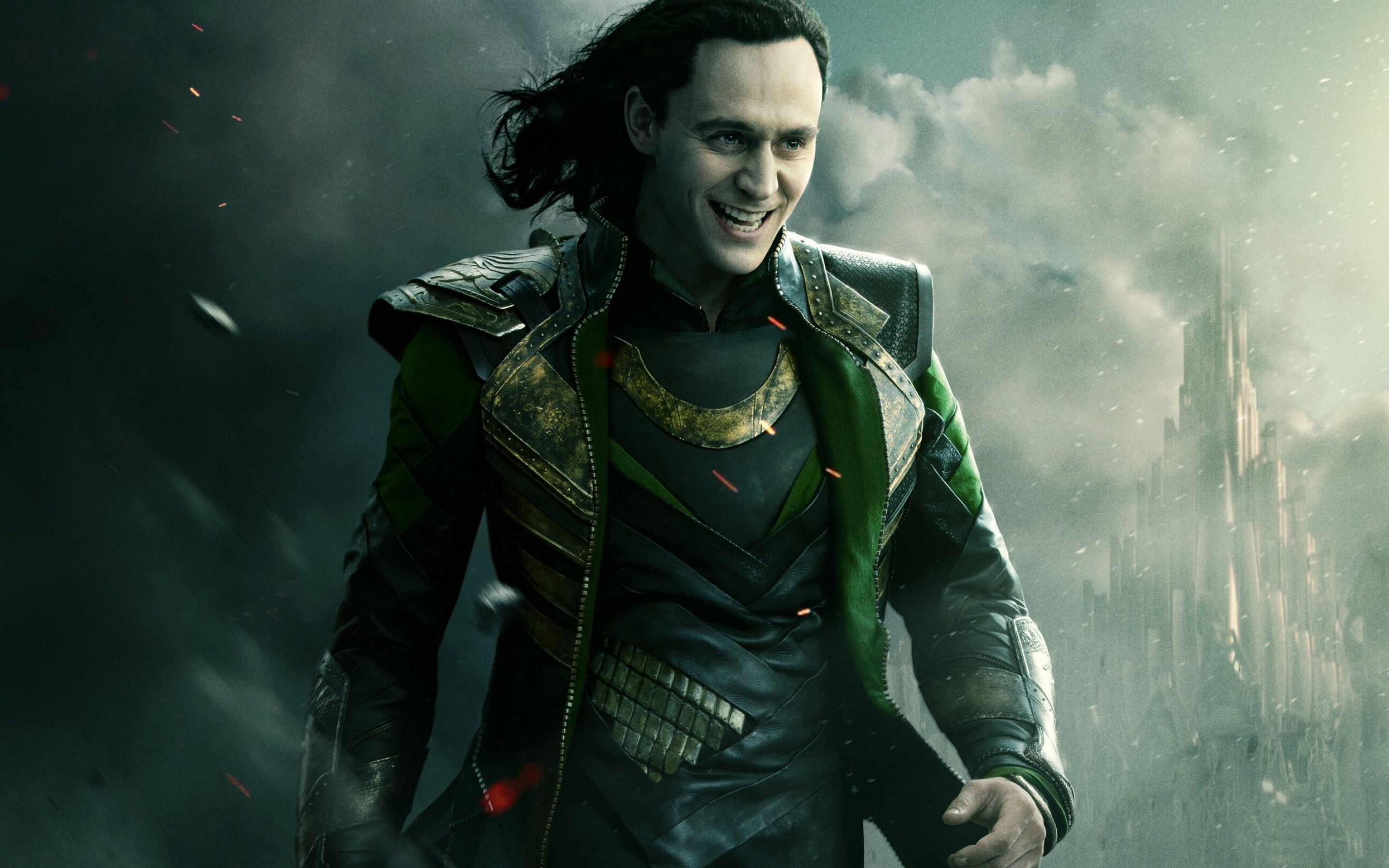 Loki: God of Mischief, has particular antagonism for his adoptive brother Thor. 2880x1800 HD Background.