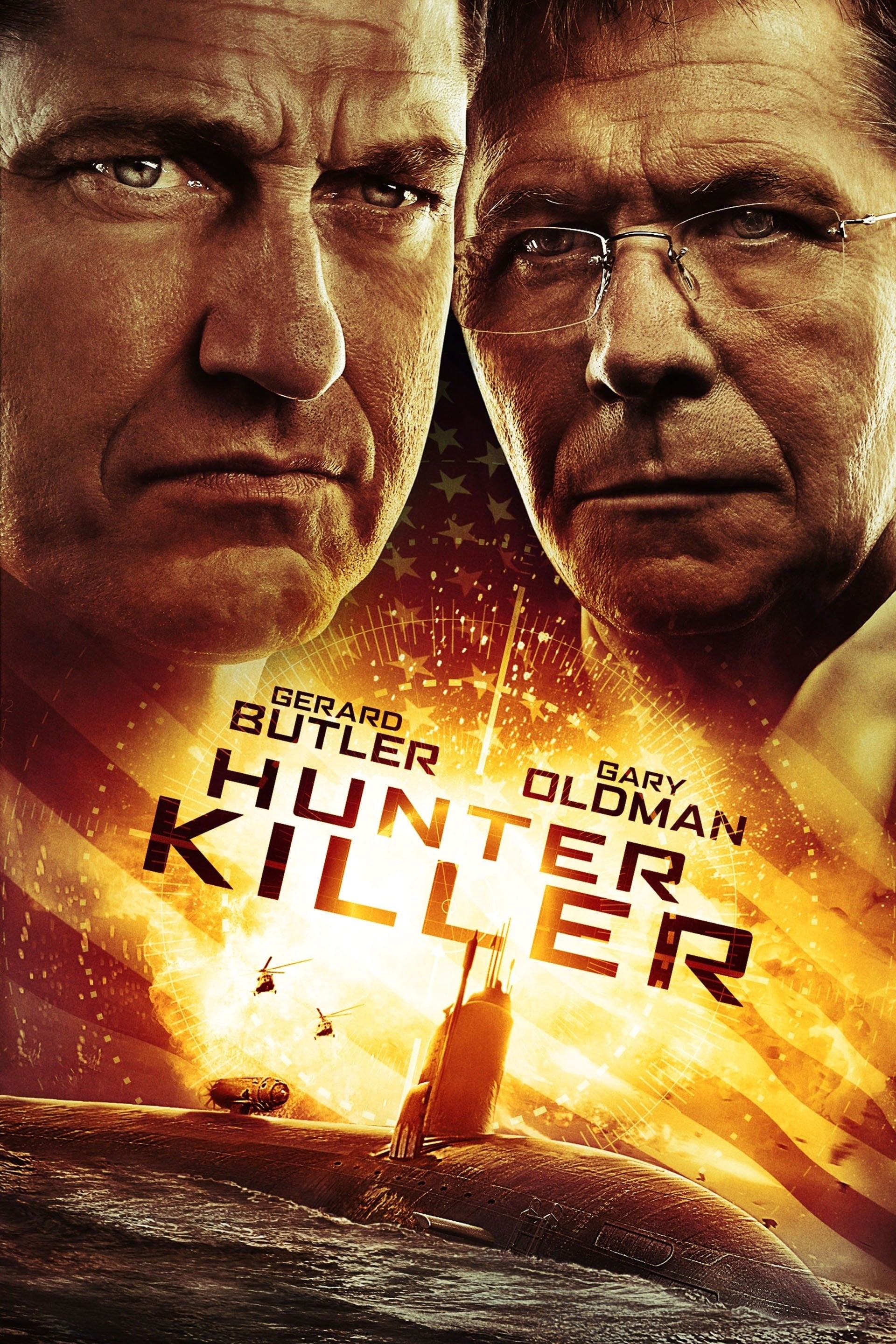 Hunter Killer movie, Thrilling storyline, Captivating posters, TMDB database, 1920x2880 HD Handy