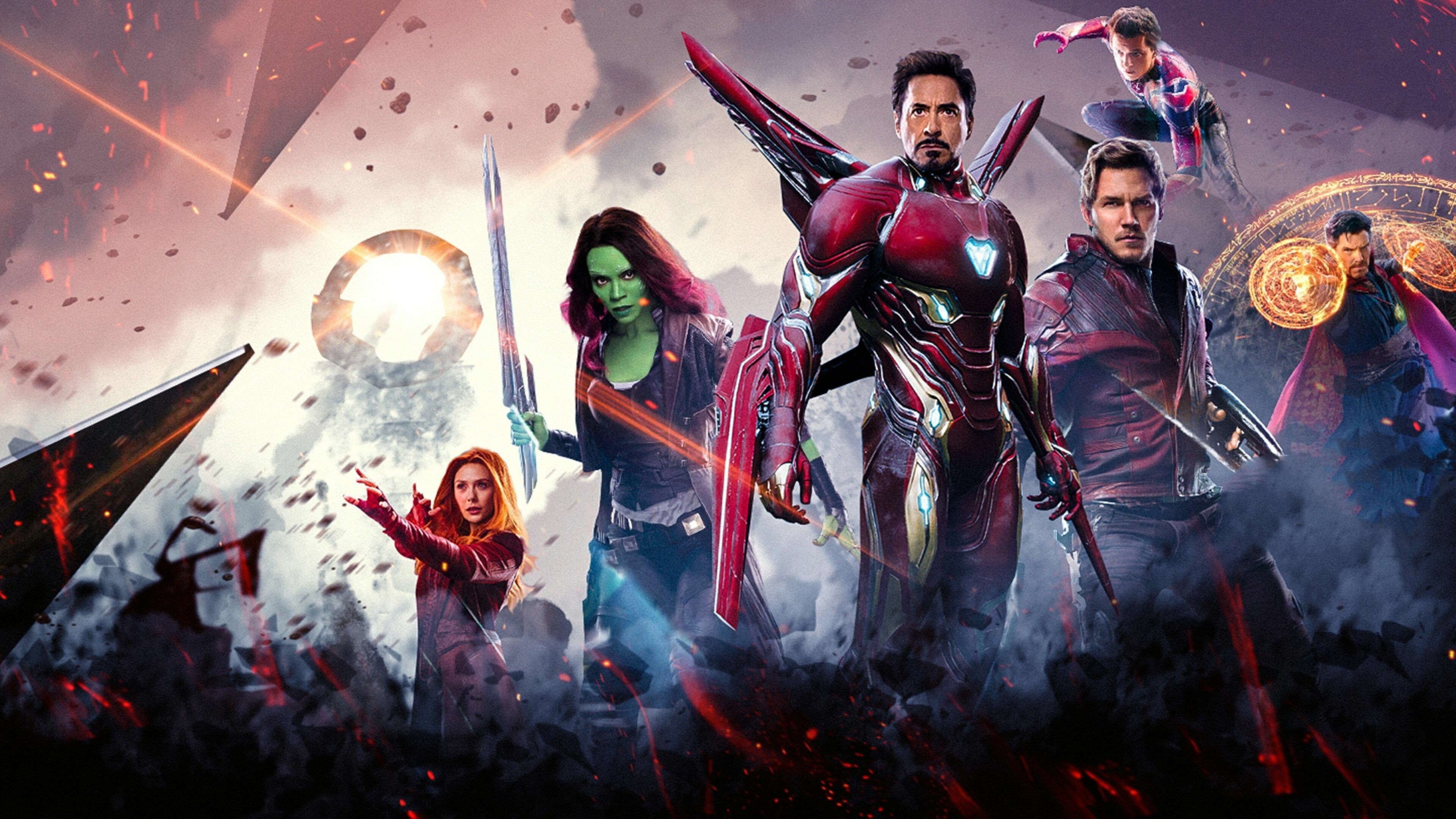 Avengers: Arranged as an ensemble of core MCU characters such as Iron Man, Captain America and Thor, they are central to the MCU's Infinity Saga and have been acclaimed as an important part of the franchise. 3840x2160 4K Background.