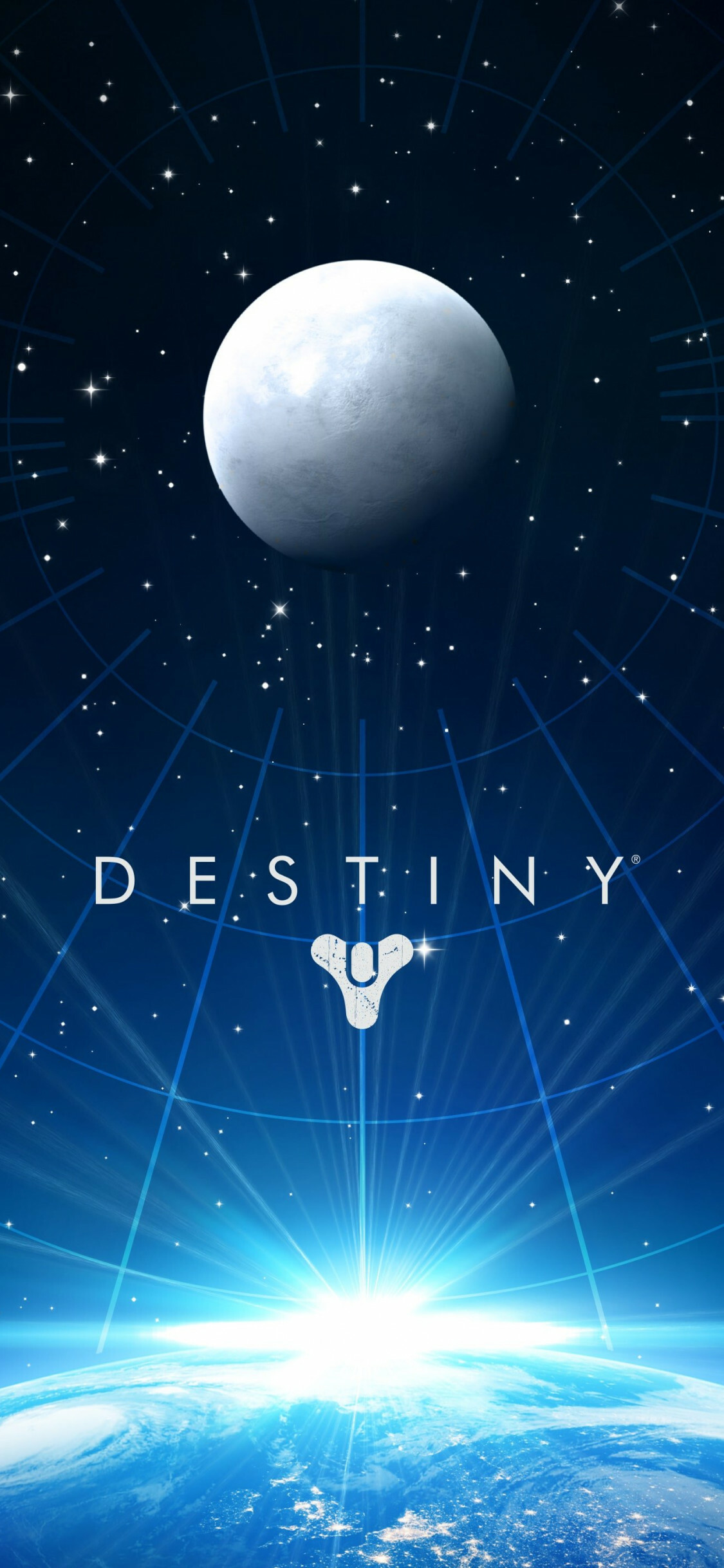 Destiny: Players' equipment includes weapons and armor, Legendary and exotic items are the best items for players' characters, and only one exotic weapon and one exotic armor can be equipped at one time, Online video game. 1130x2440 HD Background.