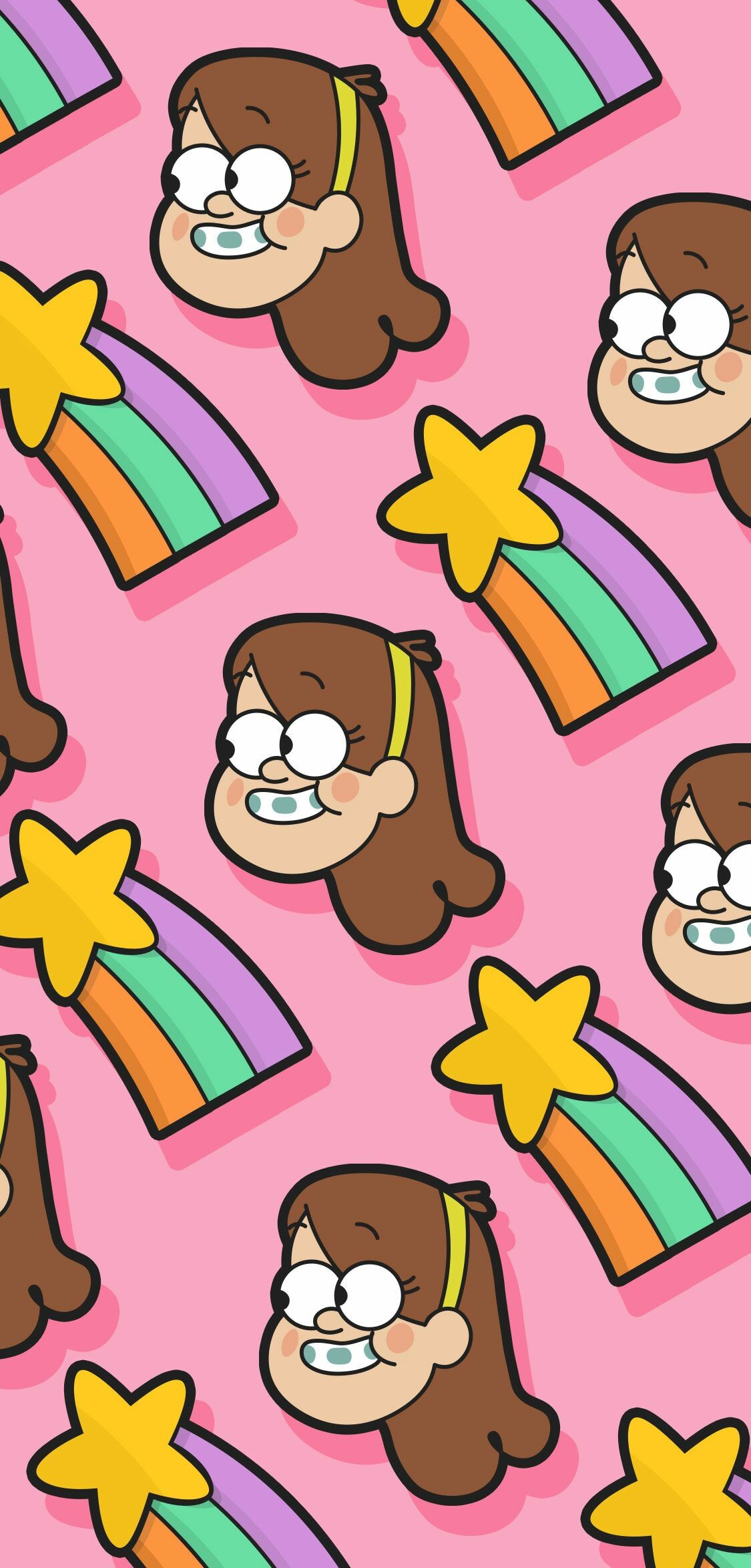 Gravity Falls: Mabel Pines, represents the Shooting Star in the Zodiac. 1130x2350 HD Background.