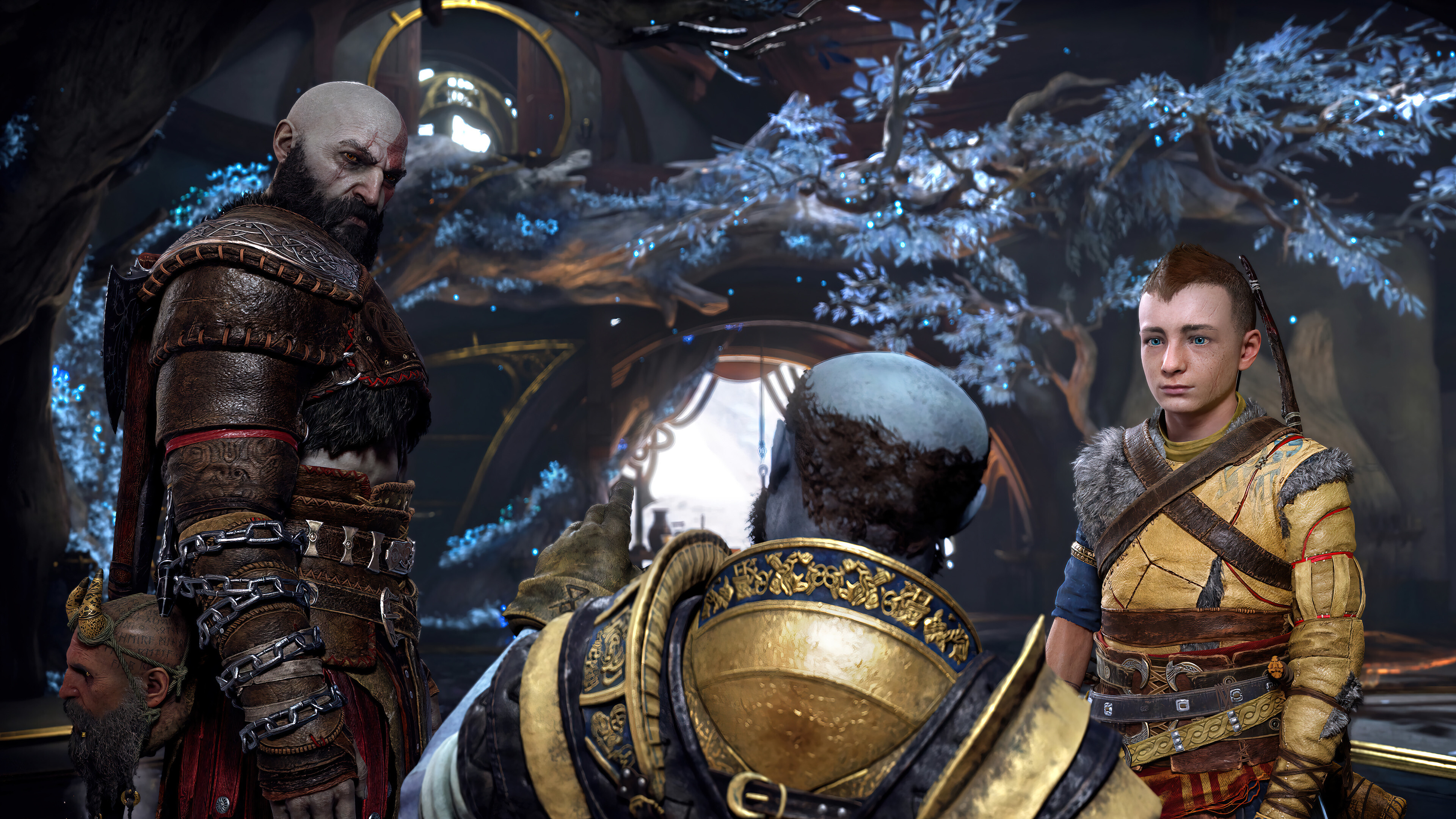 God of War: Ragnarok: Kratos and Atreus, The fastest-selling first-party game in PlayStation history. 3840x2160 4K Wallpaper.