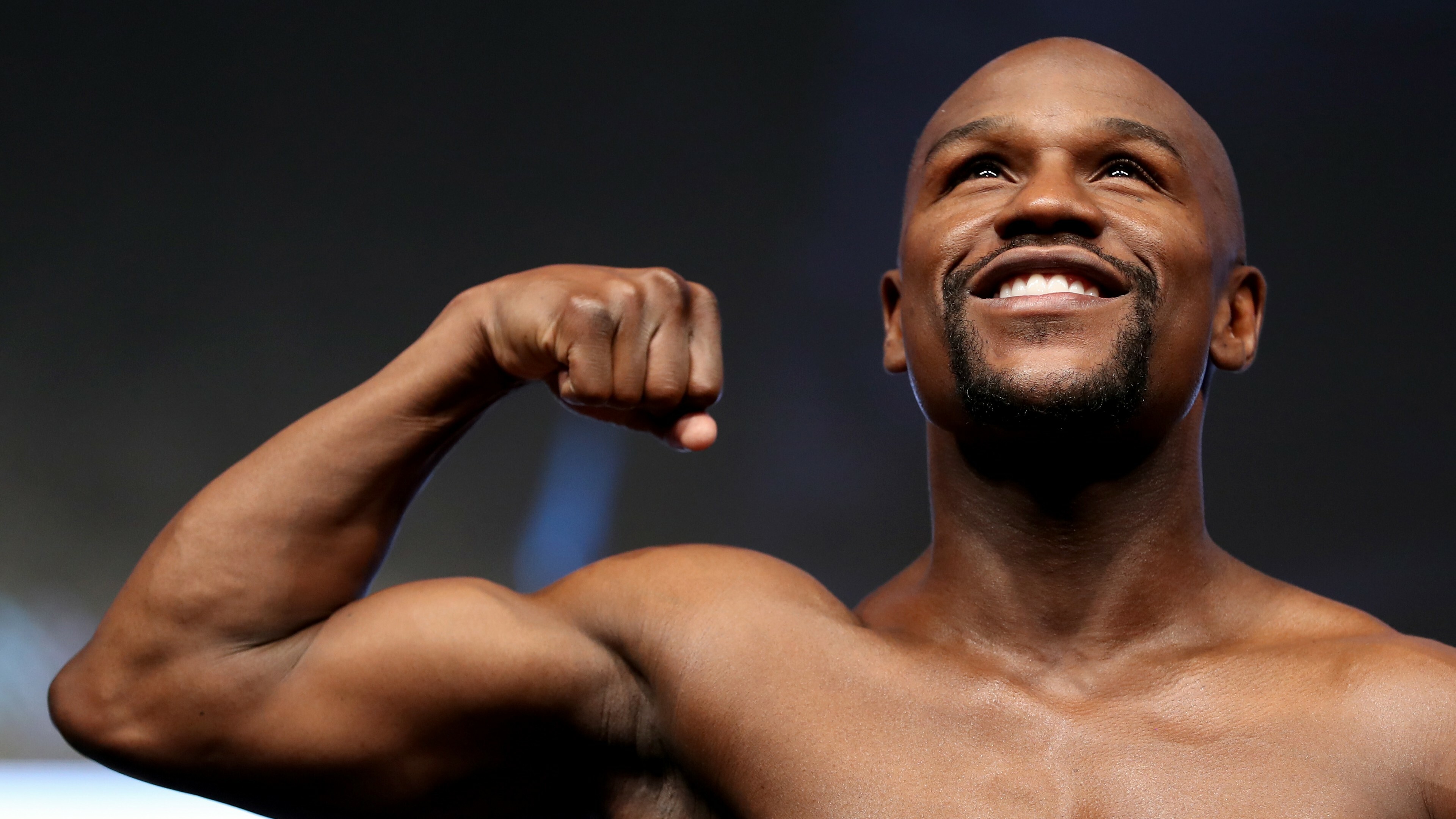 Boxing: Floyd Mayweather, won a bronze medal in the featherweight division at the 1996 Olympics. 3840x2160 4K Background.