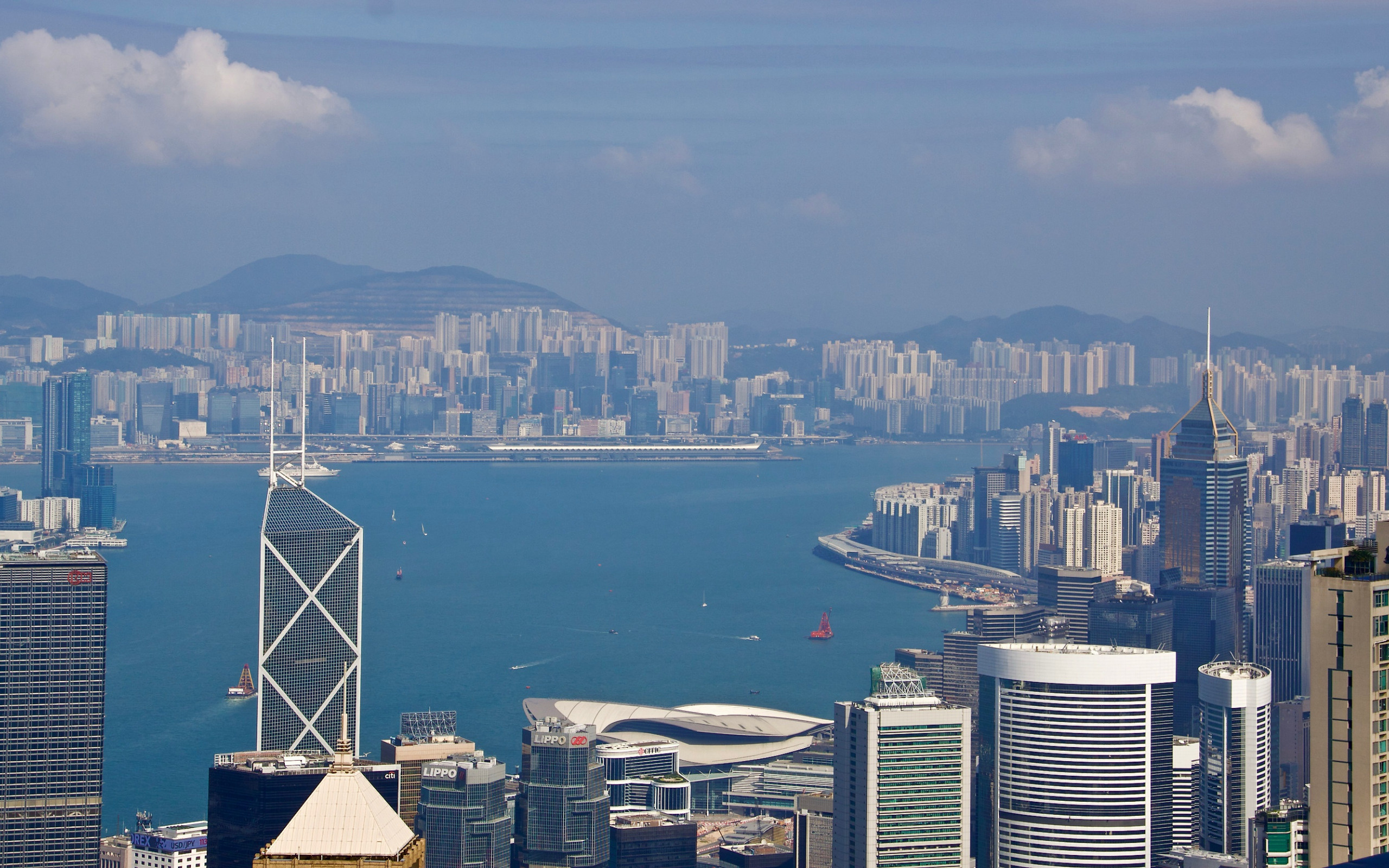 Hong Kong, Victoria Peak, Skyscrapers, Cityscape, 2560x1600 HD Desktop