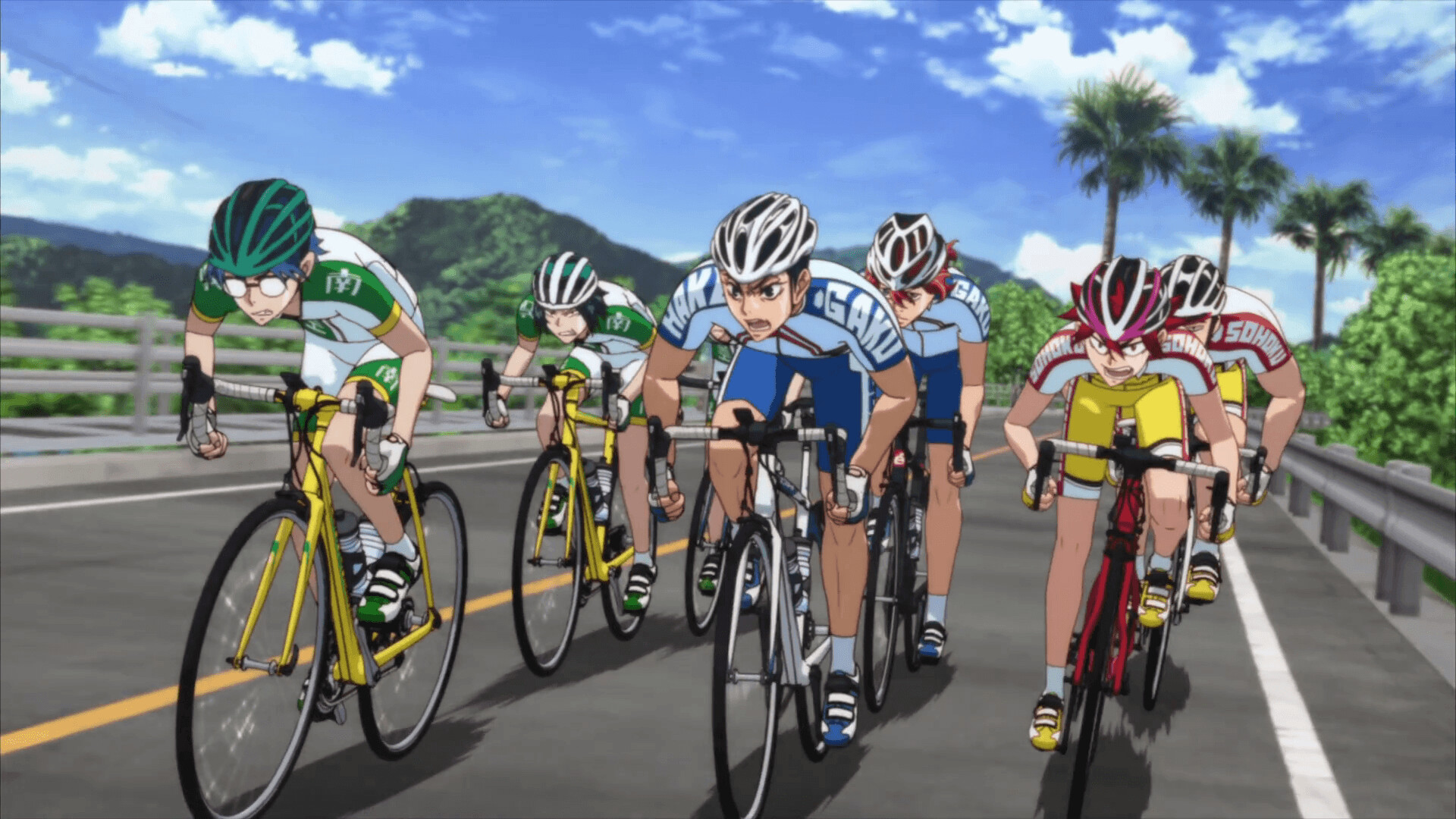 Yowamushi Pedal Anime, 4K HD wallpapers, Astonishing backgrounds, Cycling beauty, 1920x1080 Full HD Desktop