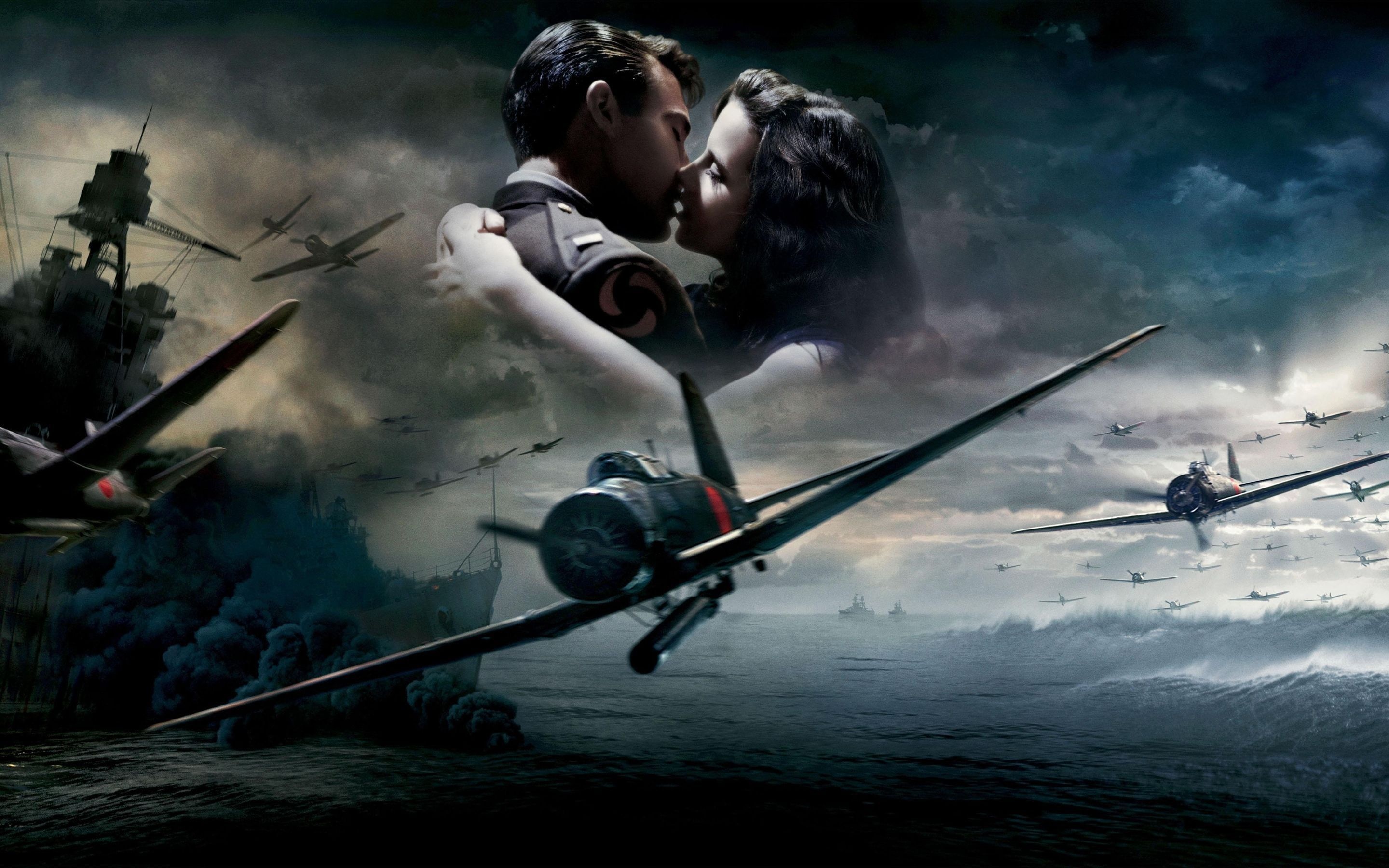 Pearl Harbor: A 2001 American romantic war drama film directed by Michael Bay. 2880x1800 HD Background.