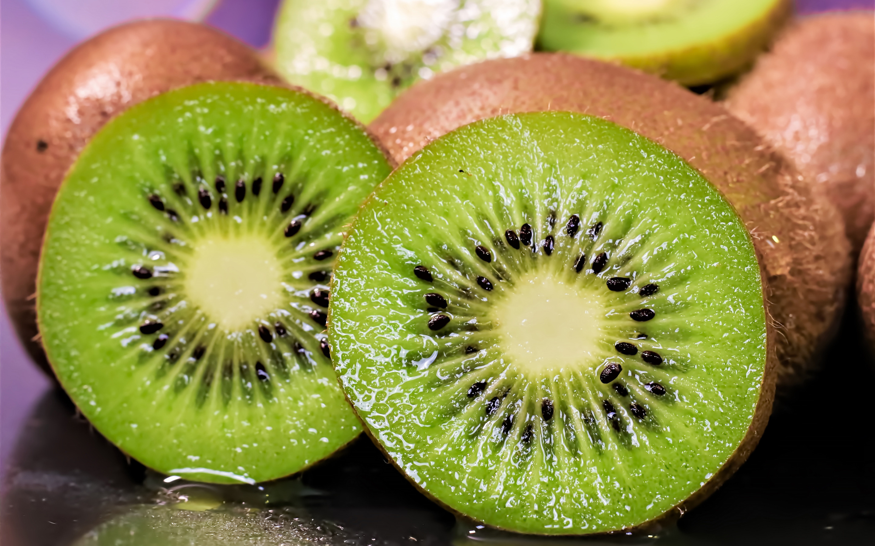 Kiwi fruit vitamin c, High quality background, Nutrient-rich, Fresh and colorful, 2880x1800 HD Desktop