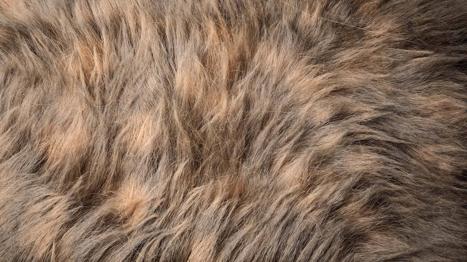 Redshift fur, Digital artwork, Vibrant colors, Dynamic texture, 1920x1080 Full HD Desktop