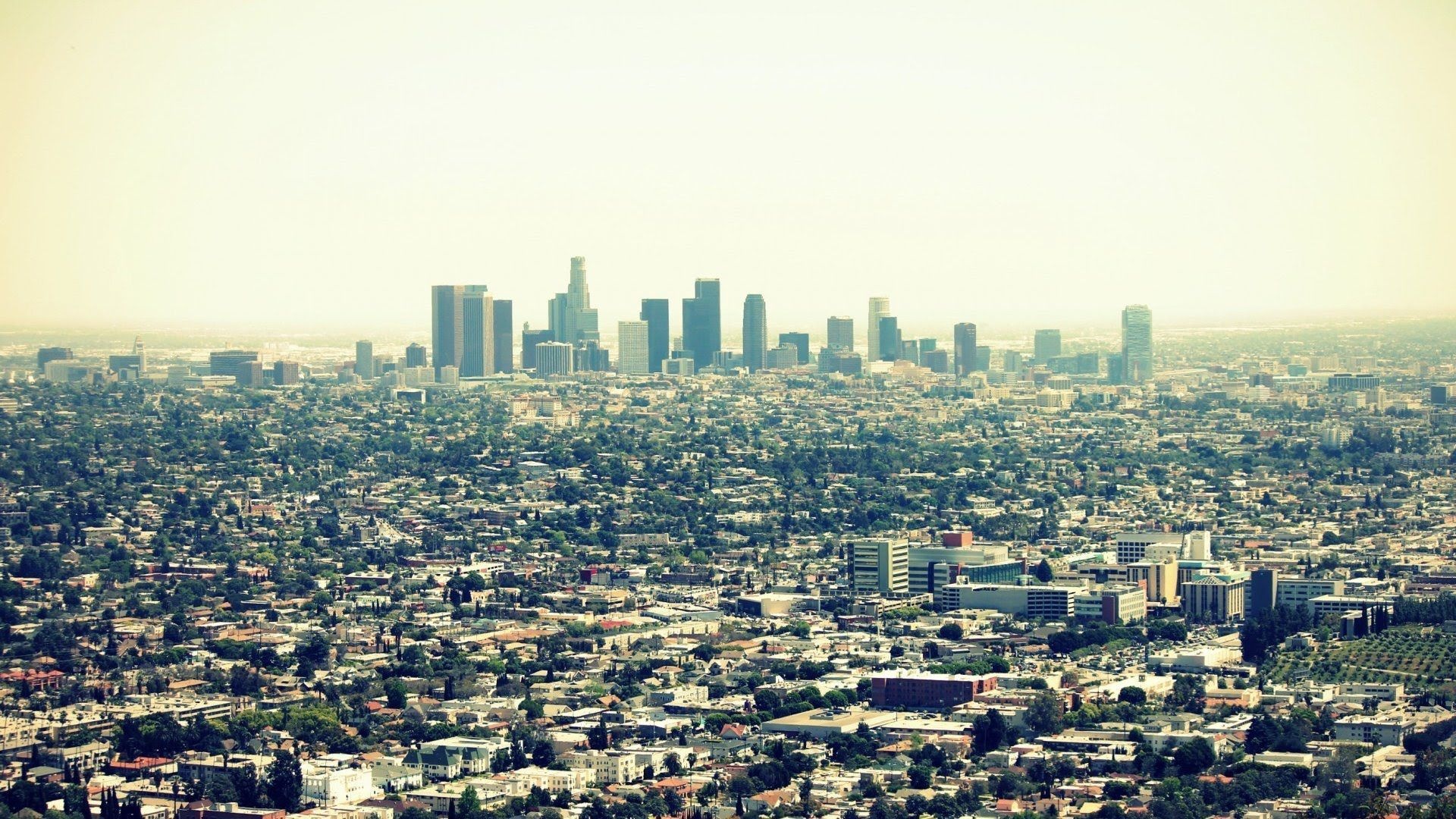 Los Angeles: LA, A city and county in the state of California. 1920x1080 Full HD Background.