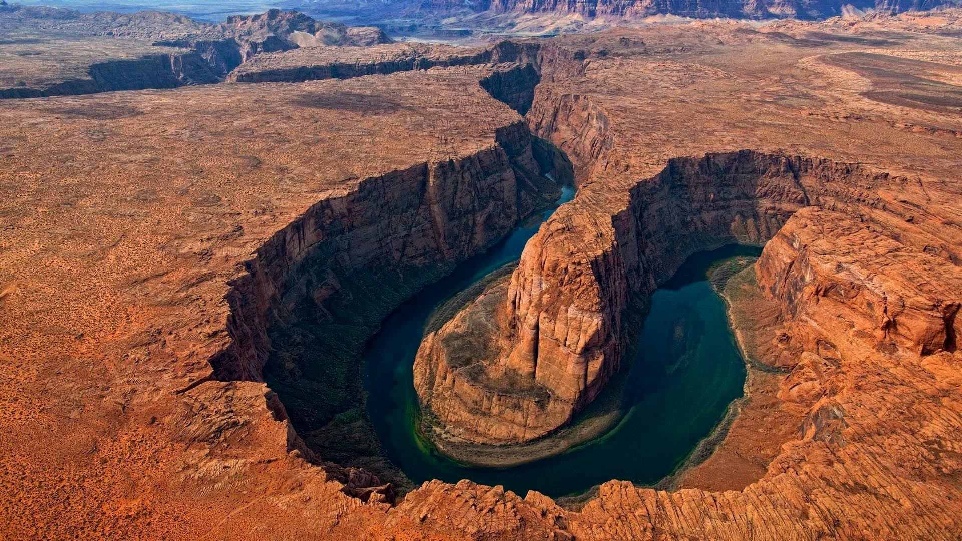 The Colorado River, Desert river landscape, Grand Canyon beauty, Horseshoe Bend, 1920x1080 Full HD Desktop