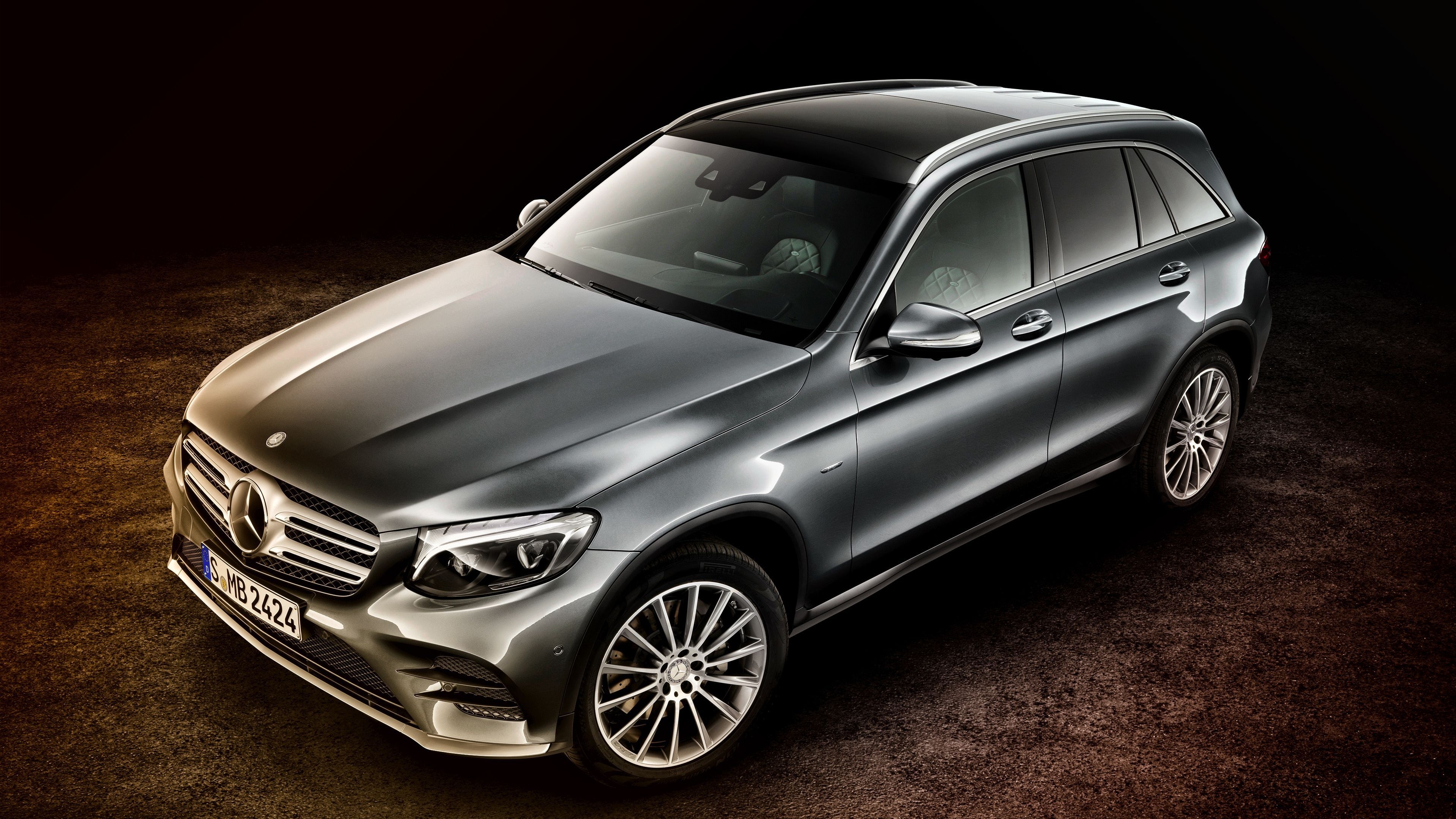 Mercedes-Benz GLC, Top free backgrounds, Mercedes GLC 53, Vivid colors, 3840x2160 4K Desktop