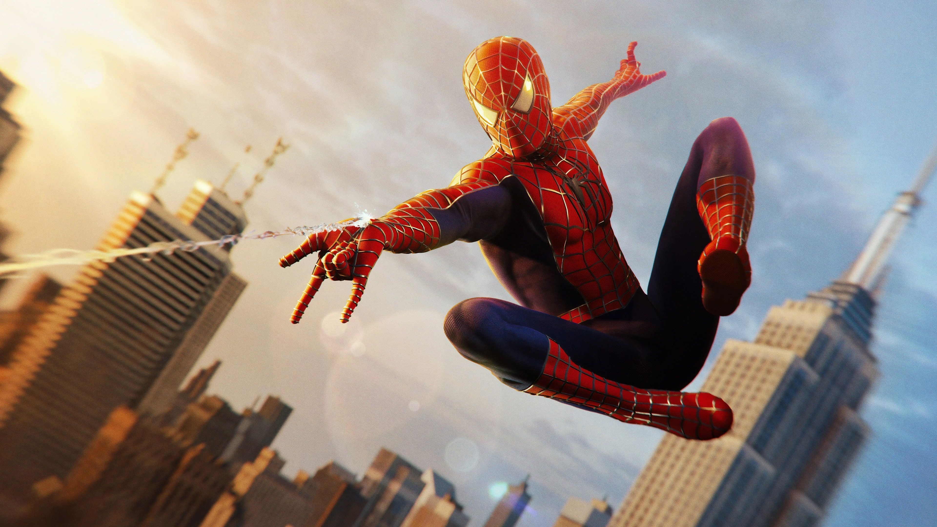 Spider-Man Tobey Maguire, Top free backgrounds, 3840x2160 4K Desktop