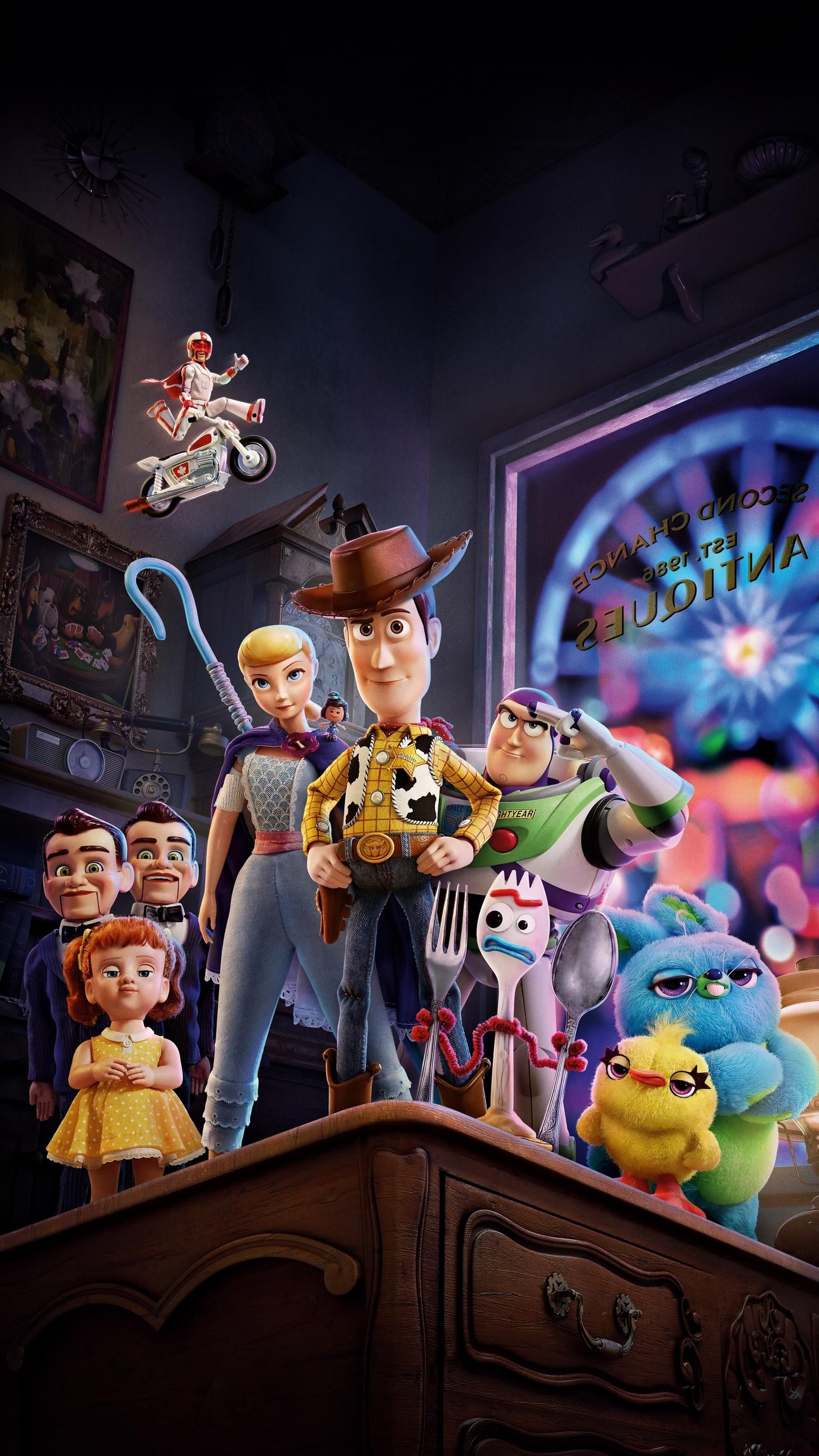 Toy Story 4 phone wallpaper, Digital art, Vibrant visuals, Animated masterpiece, 1540x2740 HD Phone