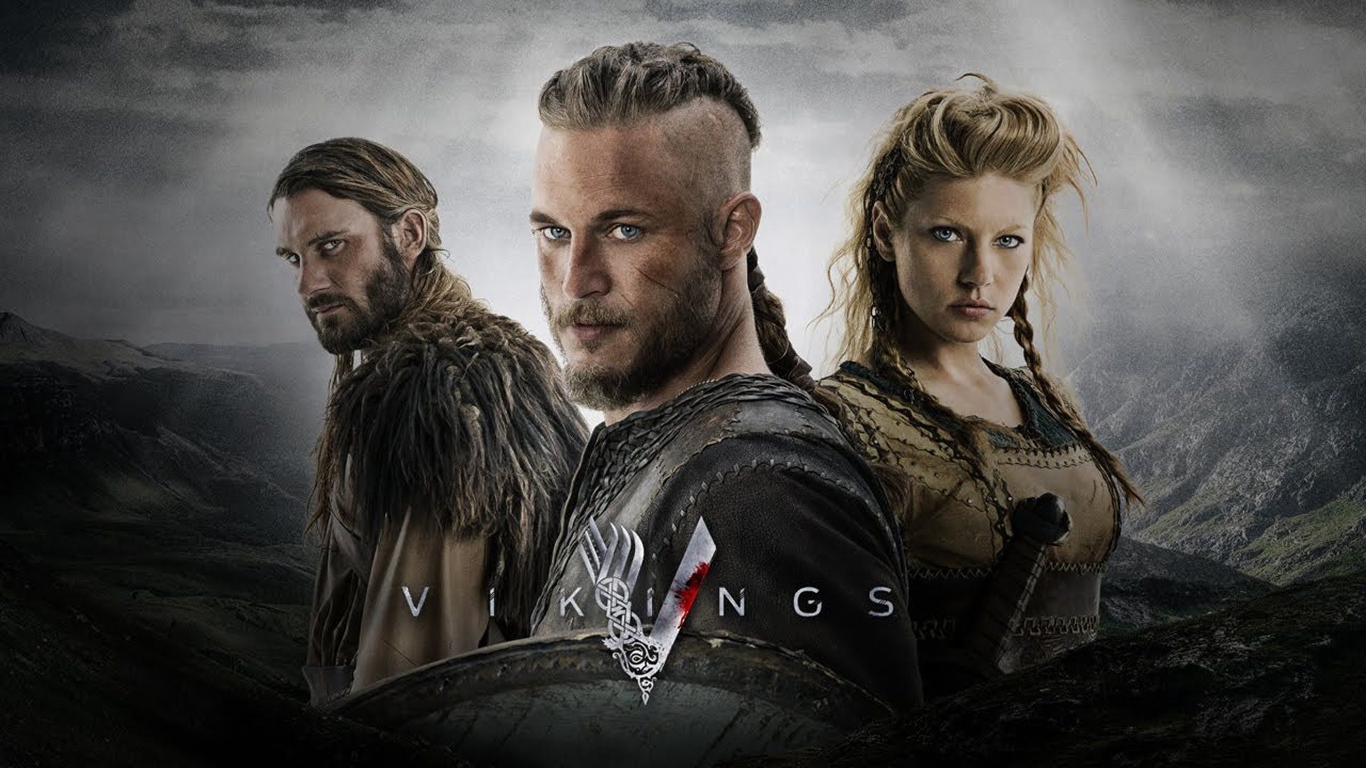 Vikings TV Series, Fierce warriors, Cultural conflicts, Intense storytelling, 1920x1080 Full HD Desktop