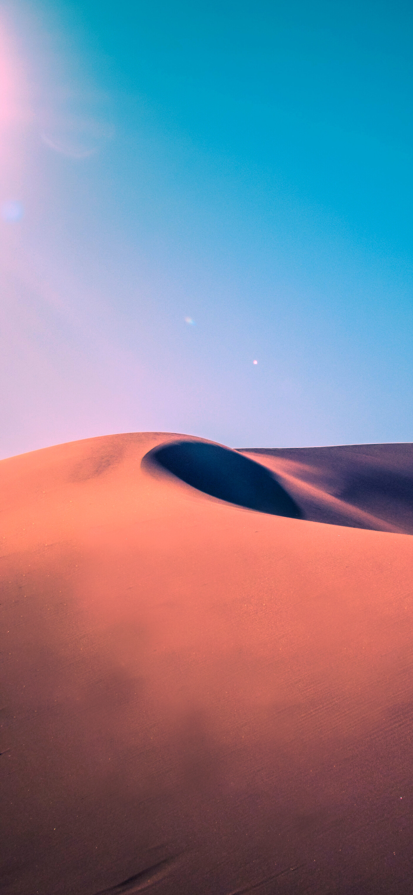 Desert: Dunescape, Sand, Geological phenomenon. 1410x3040 HD Wallpaper.