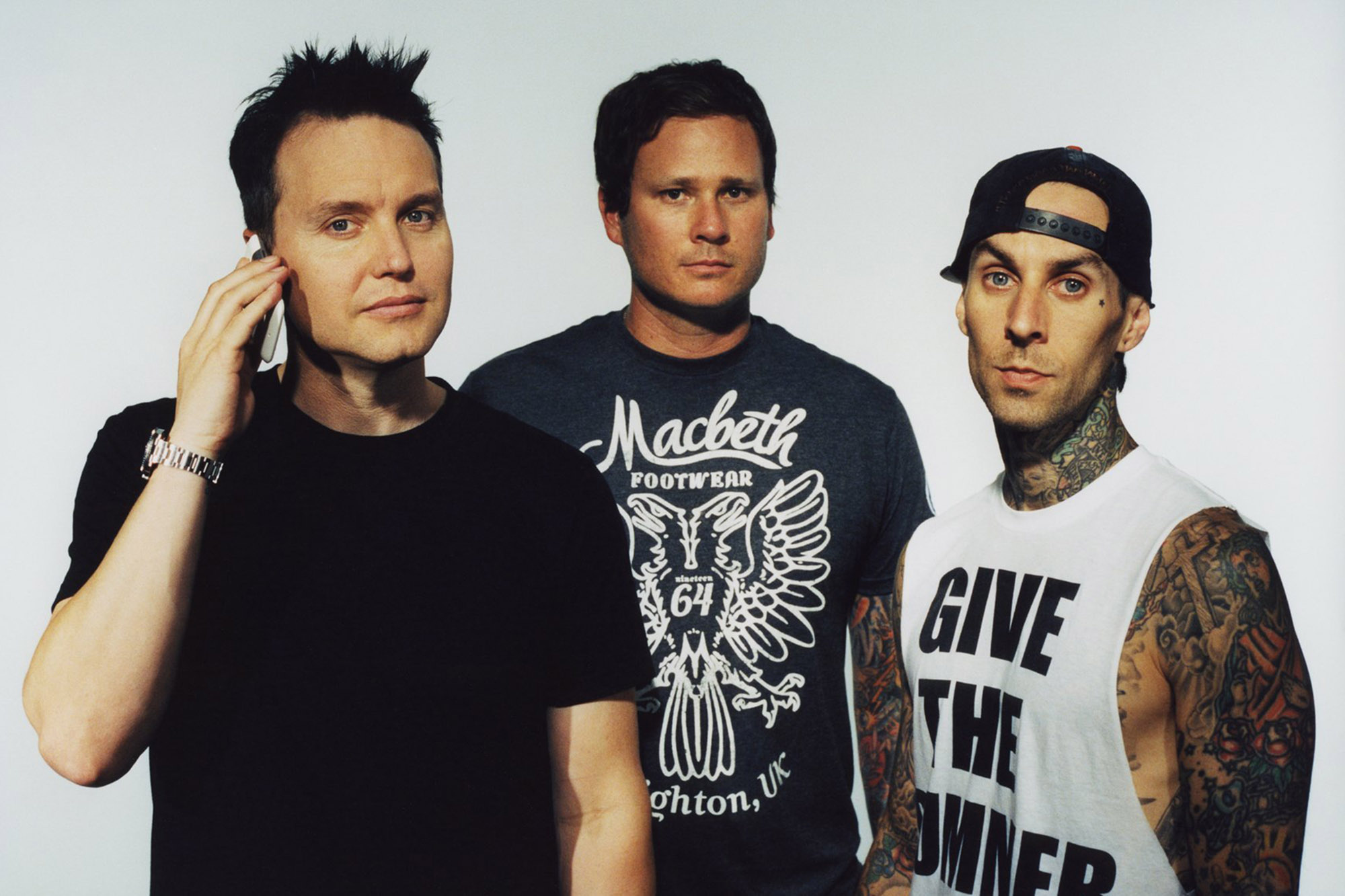 Blink-182, Travis Barker, Mark Hoppus, Cancer reveal, 2000x1340 HD Desktop
