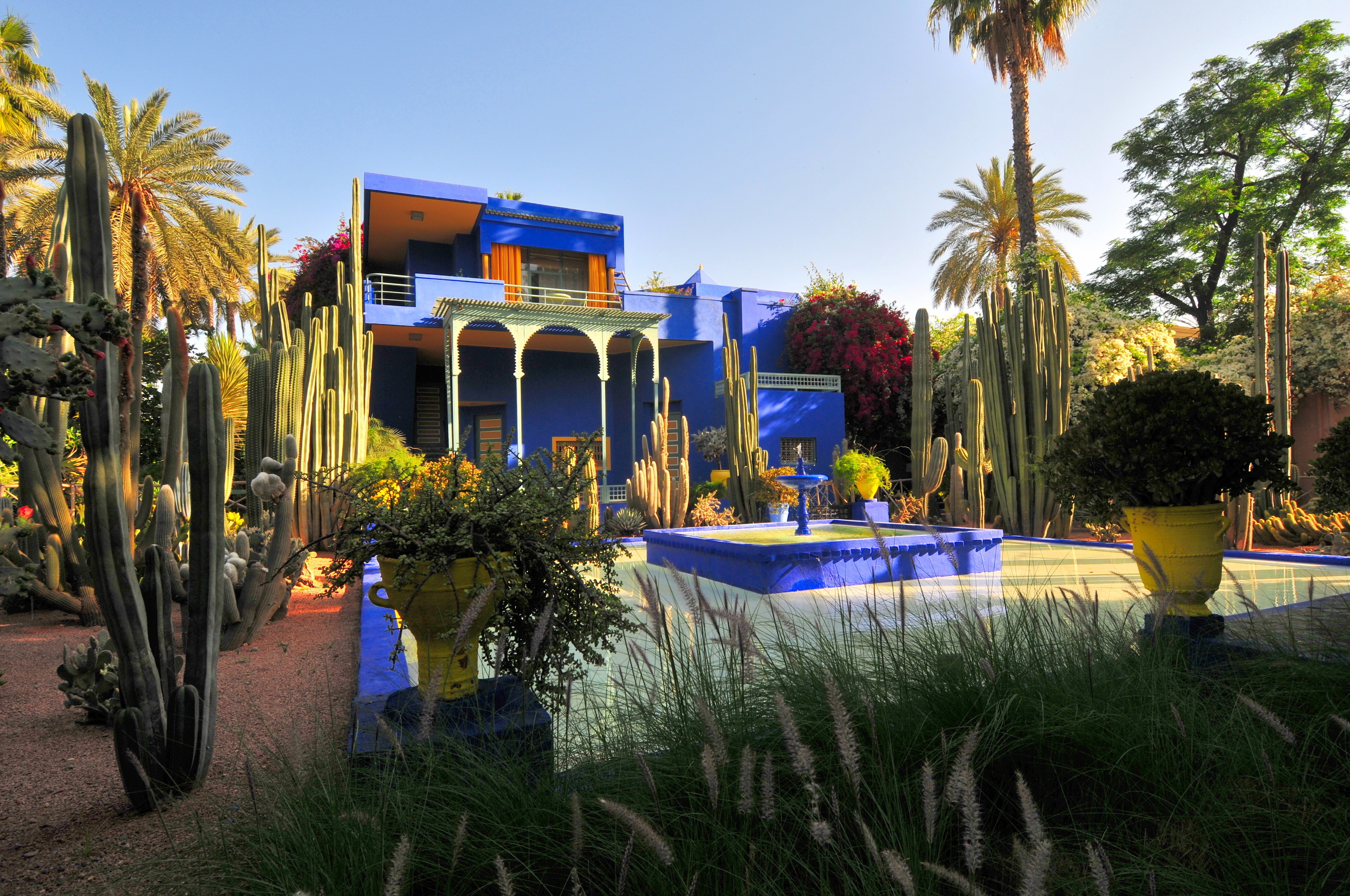 Marrakech Jardin Majorelle, HD wallpaper, Natural beauty, Tranquil water, 2670x1770 HD Desktop