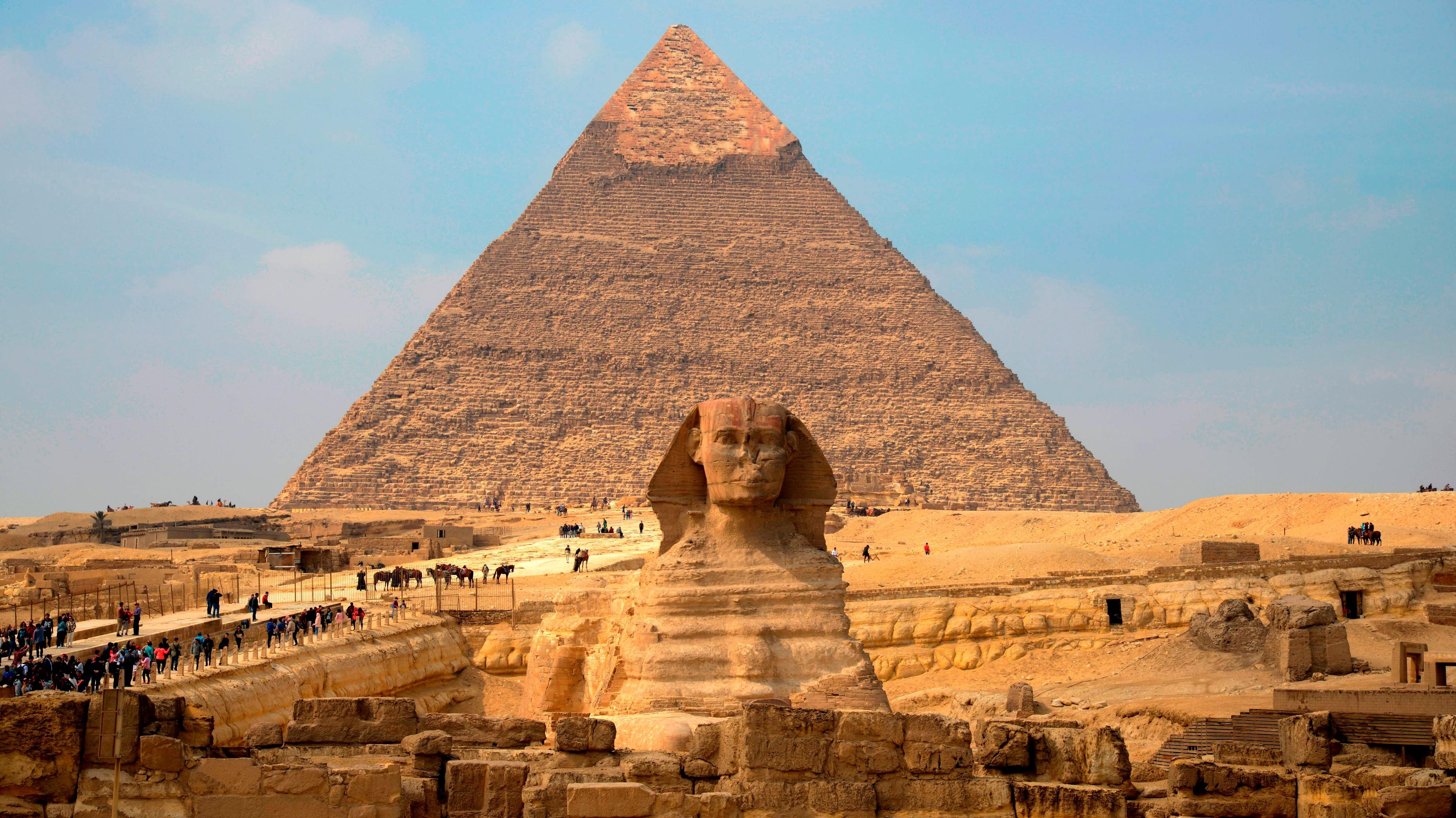 New Sphinx Uncovered, Travels, CNN Travel, Egypt, 3720x2100 HD Desktop