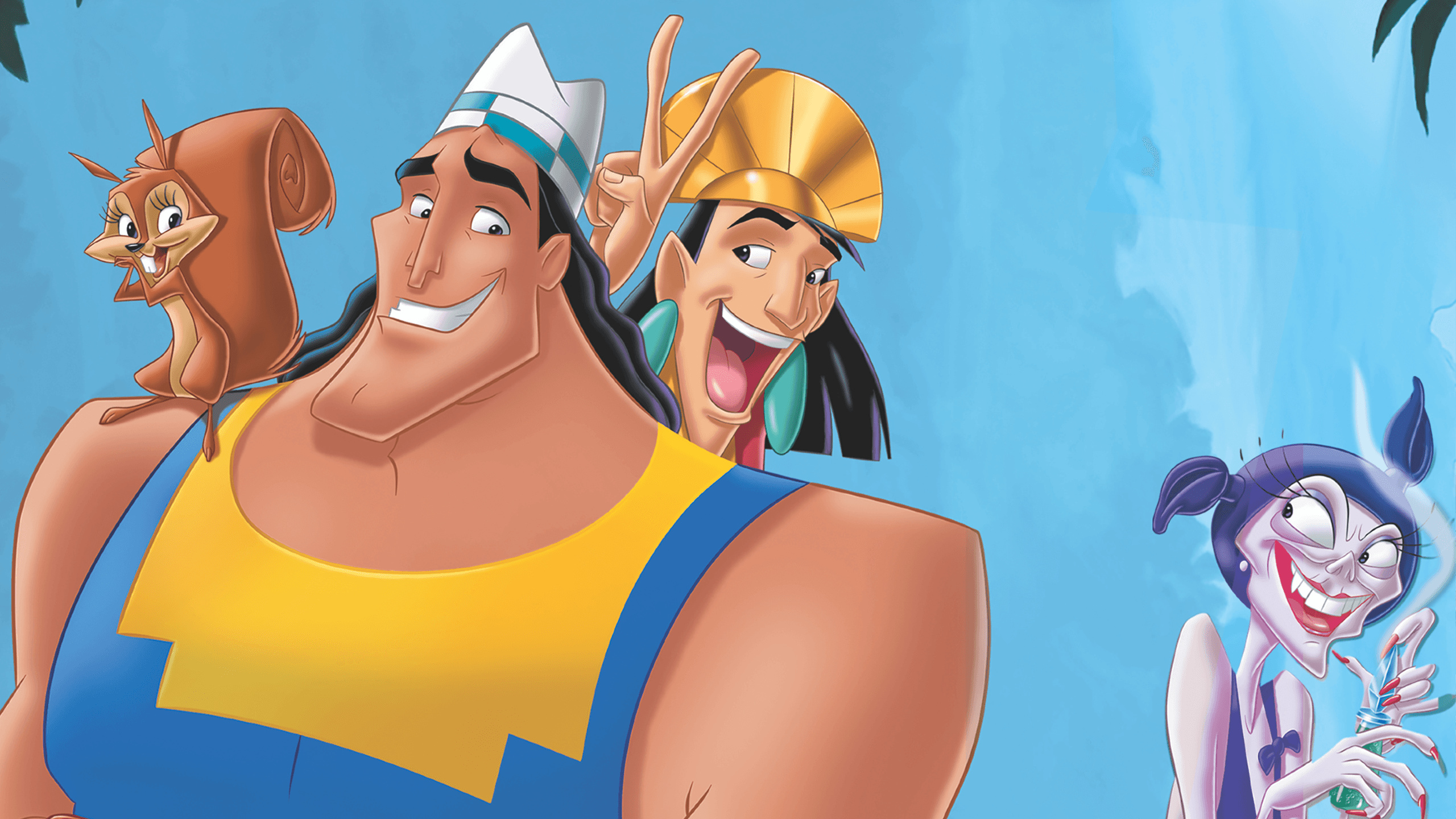 The Emperor's New Groove, Kronk's new adventure, Memorable movie, Movies Anywhere, 2560x1440 HD Desktop