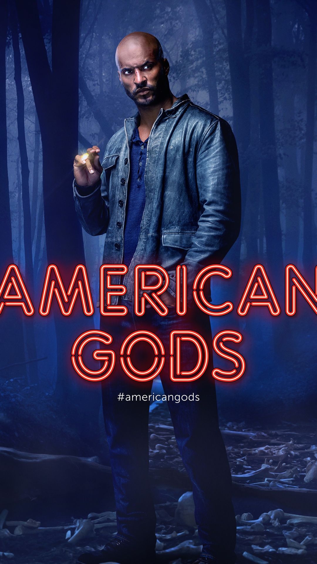 American Gods phone wallpaper, Exclusive design, Personalize your device, Unique, 1080x1920 Full HD Phone