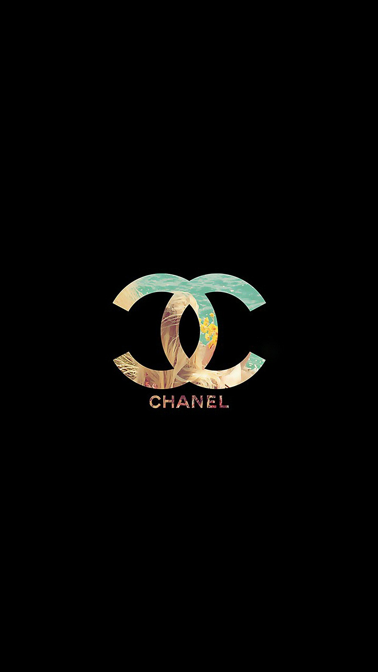 Chanel: A French luxury fashion house that was founded by couturiere Coco in 1910. 1250x2210 HD Background.