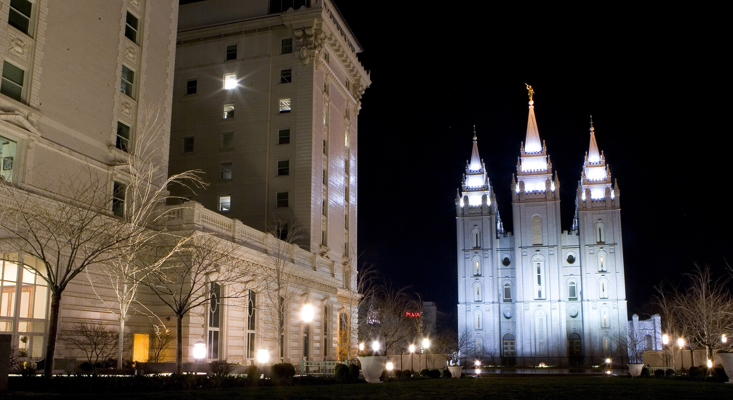 Treffen von Führern der Heiligen der Letzten Tage im Salt Lake Temple, 3000x1640 HD Desktop