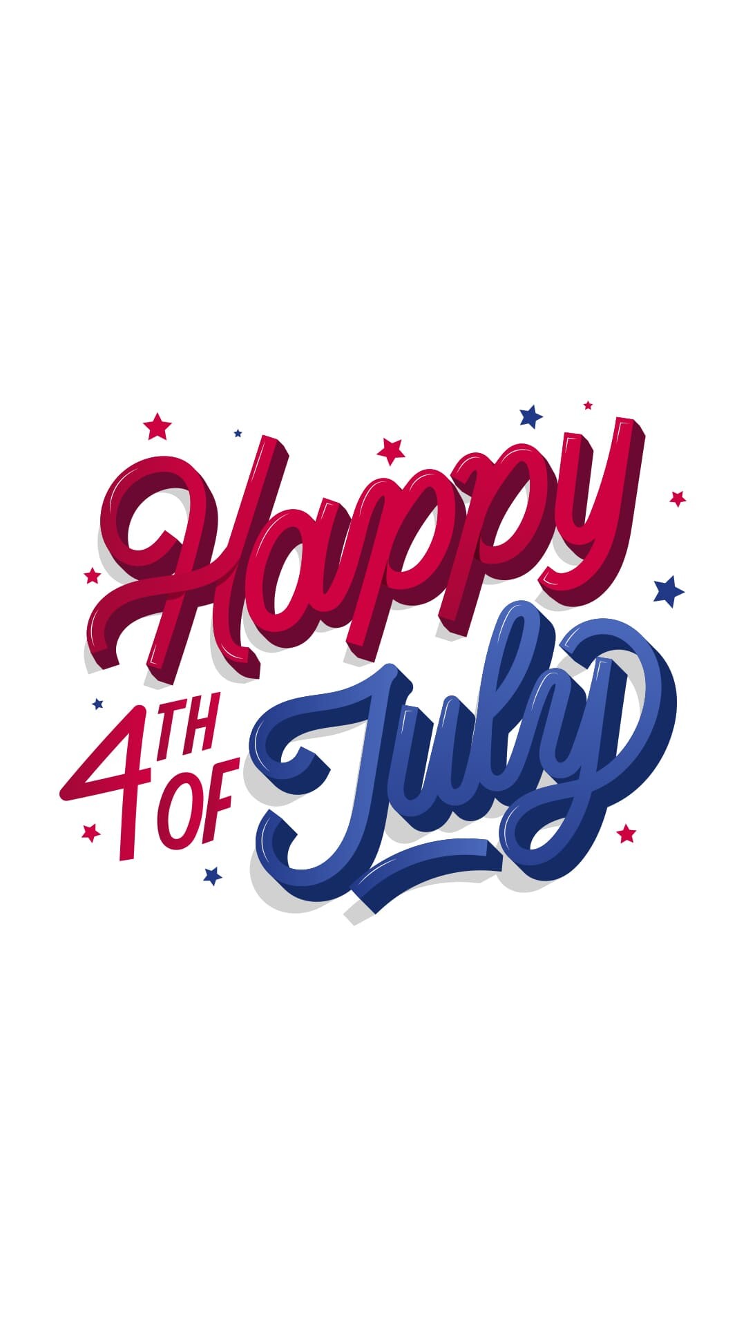 4th of July: A day of family celebrations with picnics and barbecues. 1080x1920 Full HD Background.