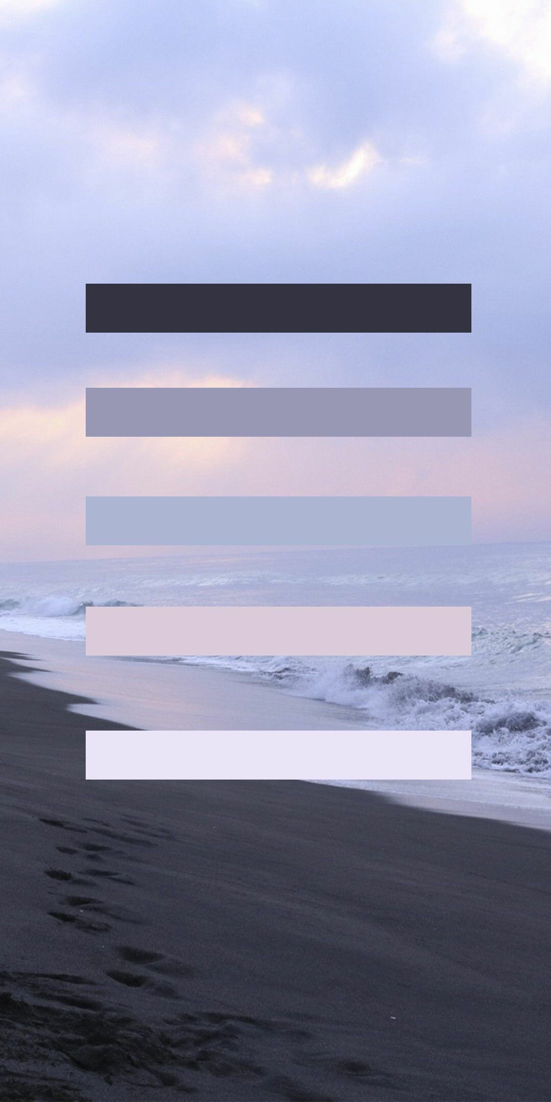 Strandfarben Hintergrund, Kstenstimmung, Serene Szenen, Farbpalette, 1080x2160 HD Handy