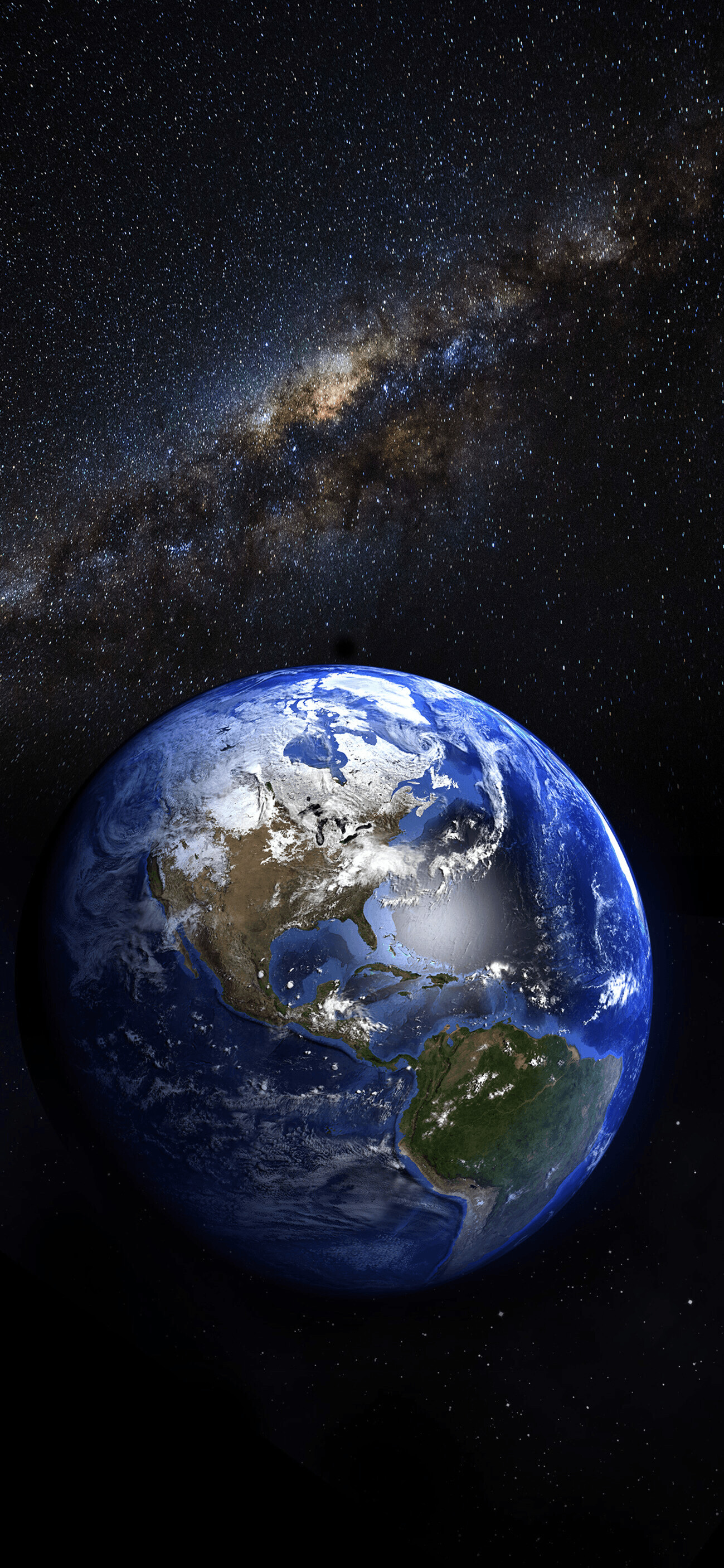 Earth: Oceans cover 71% of the planet's surface, Solar System. 1300x2820 HD Wallpaper.