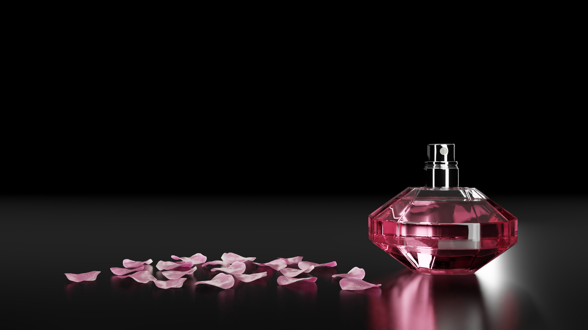 Fake commercial perfume, ArtStation creation, Perfume bottle, Visual artwork, 1920x1080 Full HD Desktop