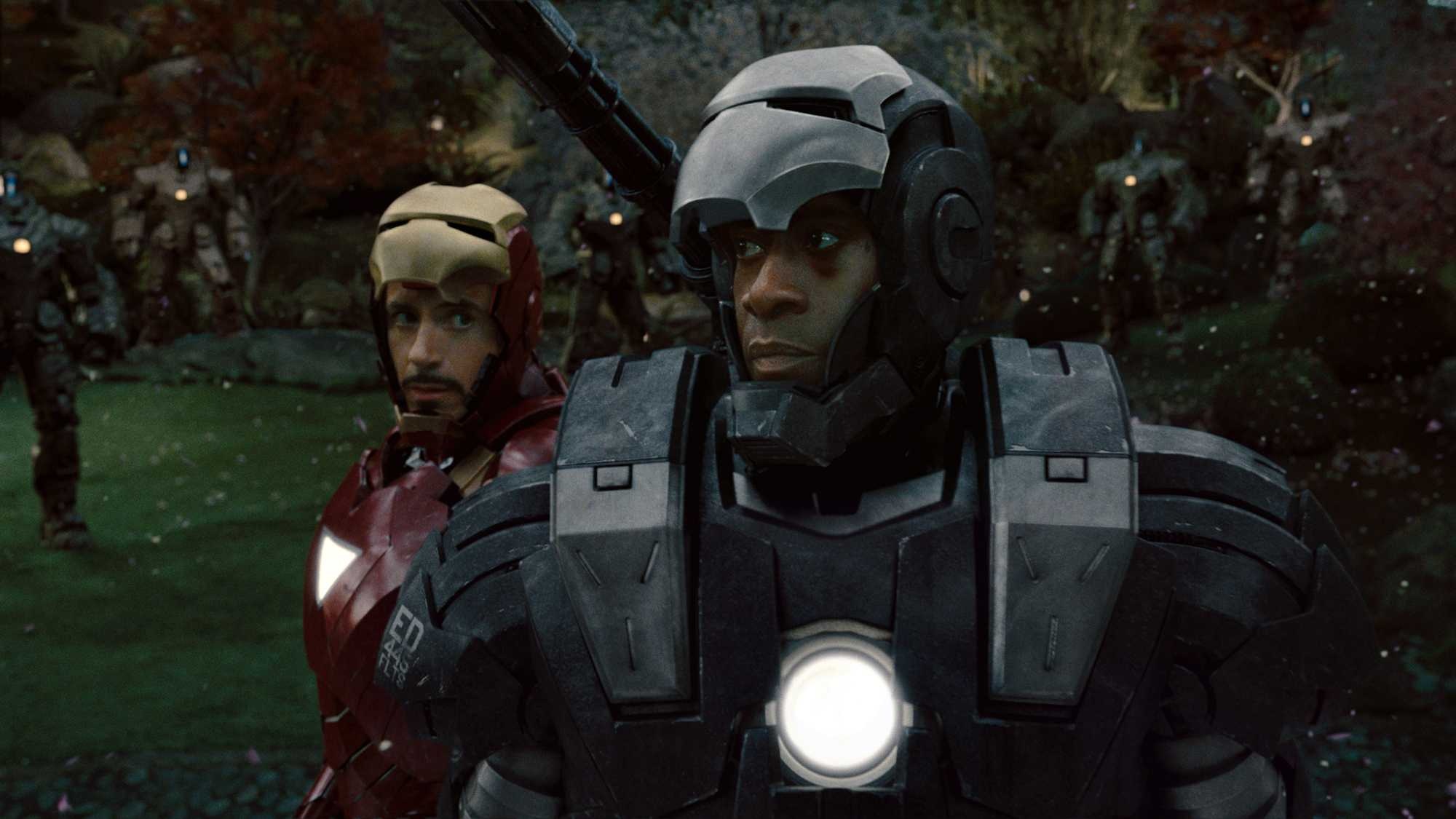 Tony and Rhodey, Iron Man 2 Wallpaper, 2000x1130 HD Desktop