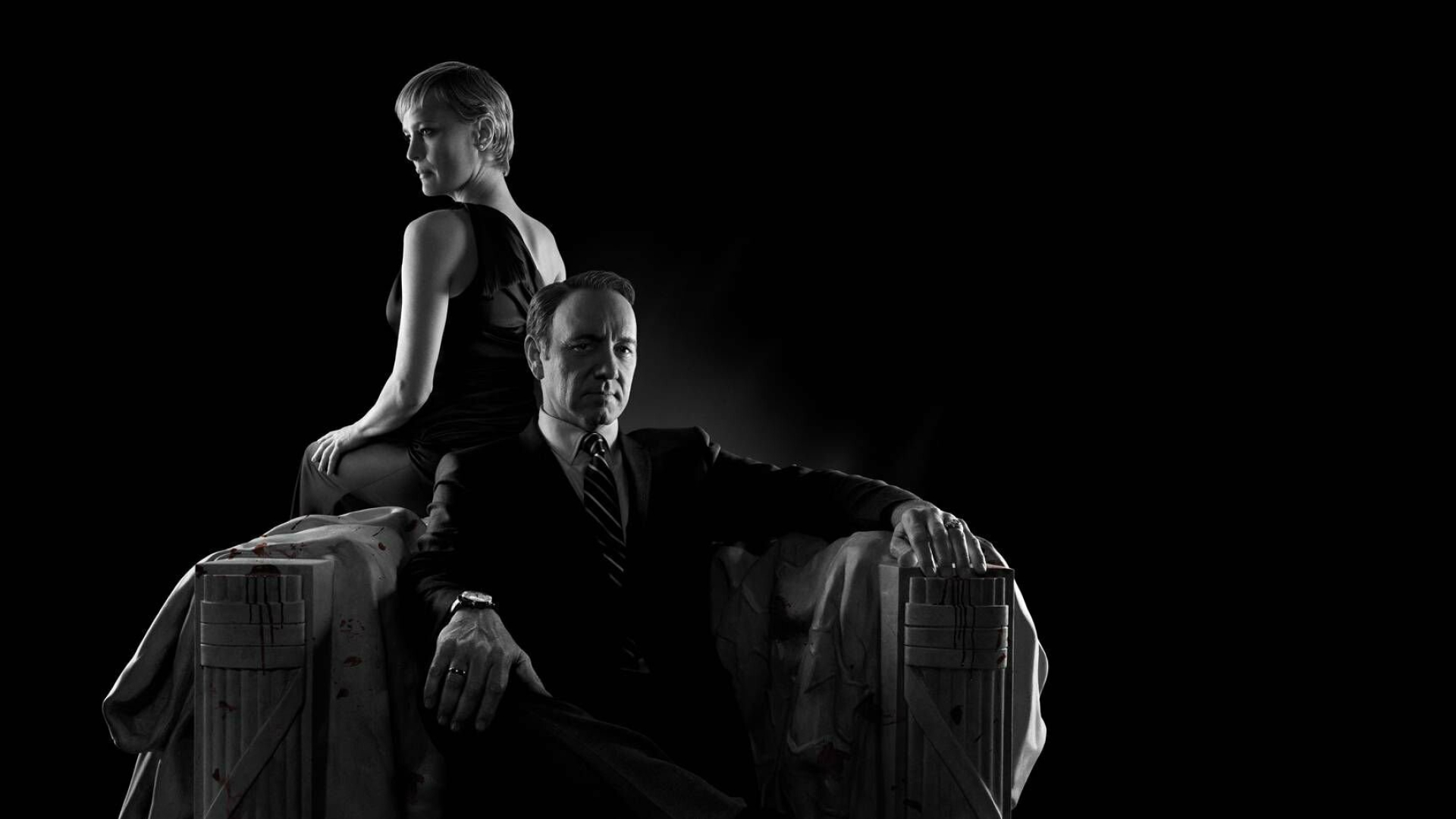 House of Cards: Political drama series, Kevin Spacey and Robin Wright. 1920x1080 Full HD Background.