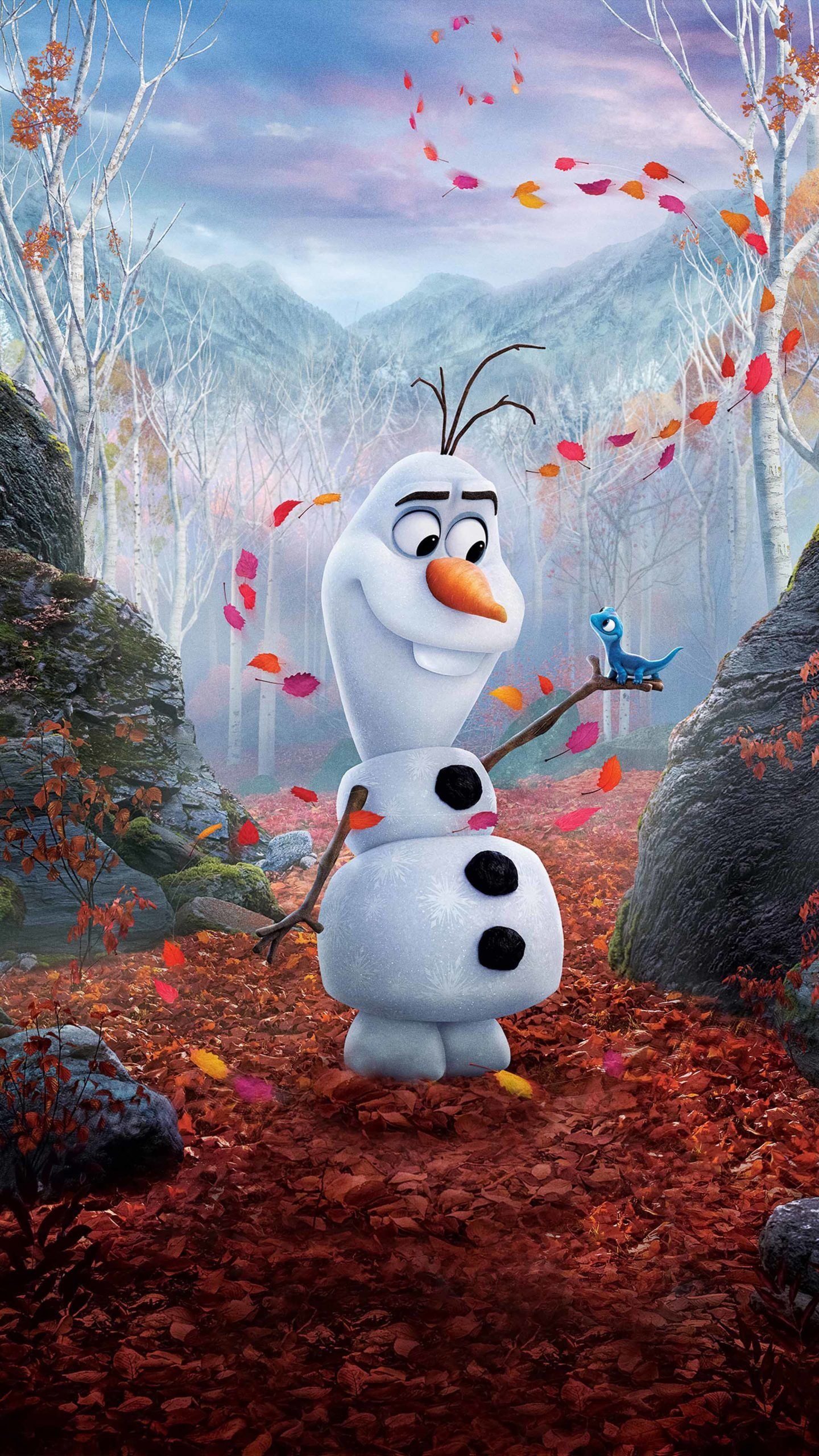 Olaf, Frozen adventure, Magical journey, Enchanting theme, 1440x2560 HD Phone