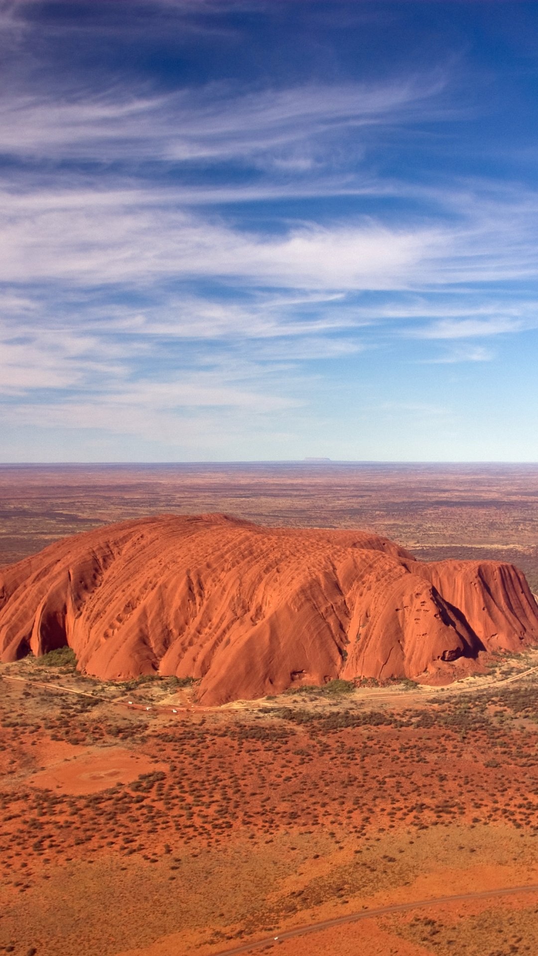 Uluru, Earth's wonder, Australia's iconic landmark, Sacred site, 1080x1920 Full HD Phone