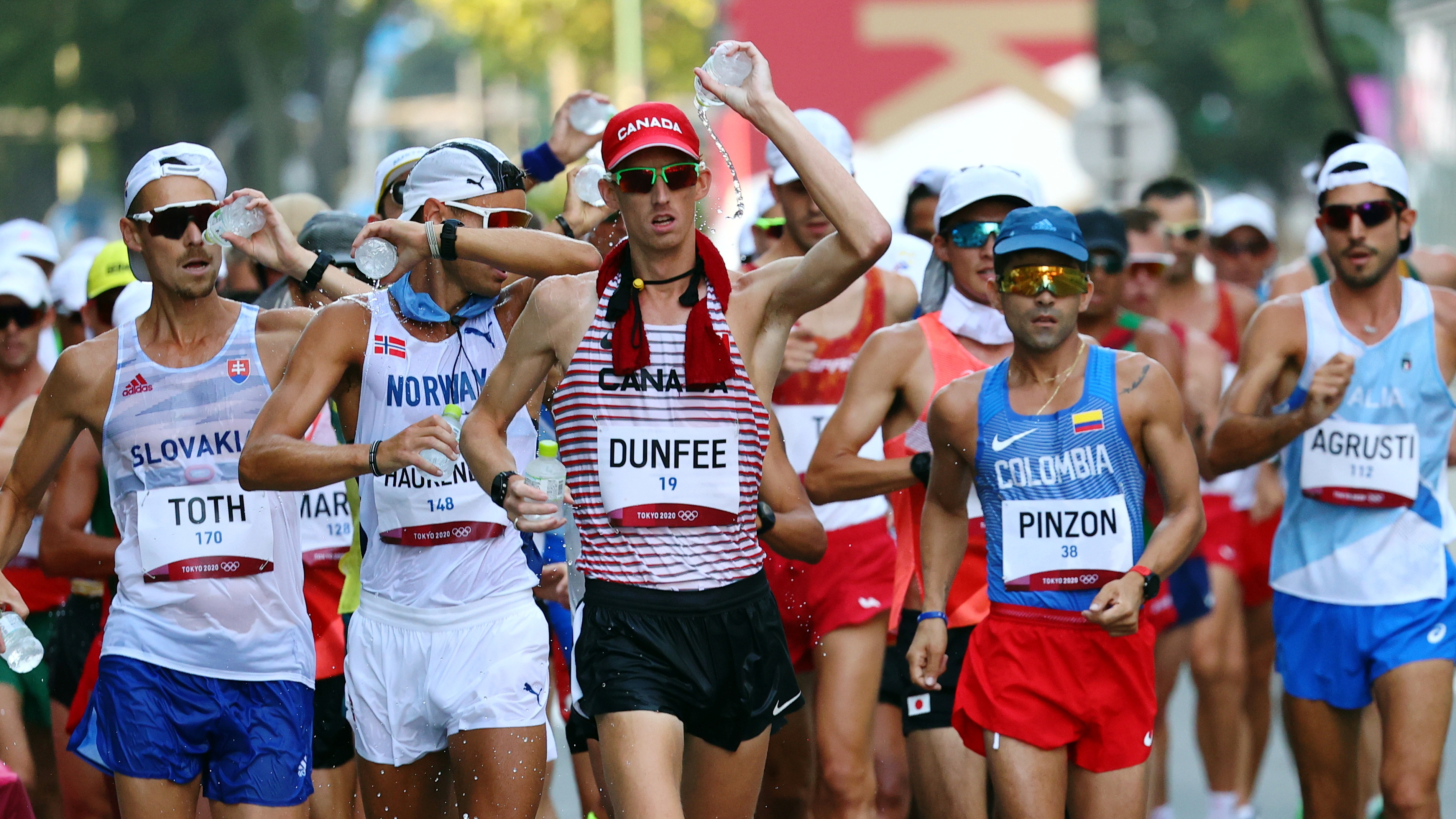 Evan Dunfee, Race walk bronze, Tokyo Olympics, The Globe and Mail, 3800x2140 HD Desktop
