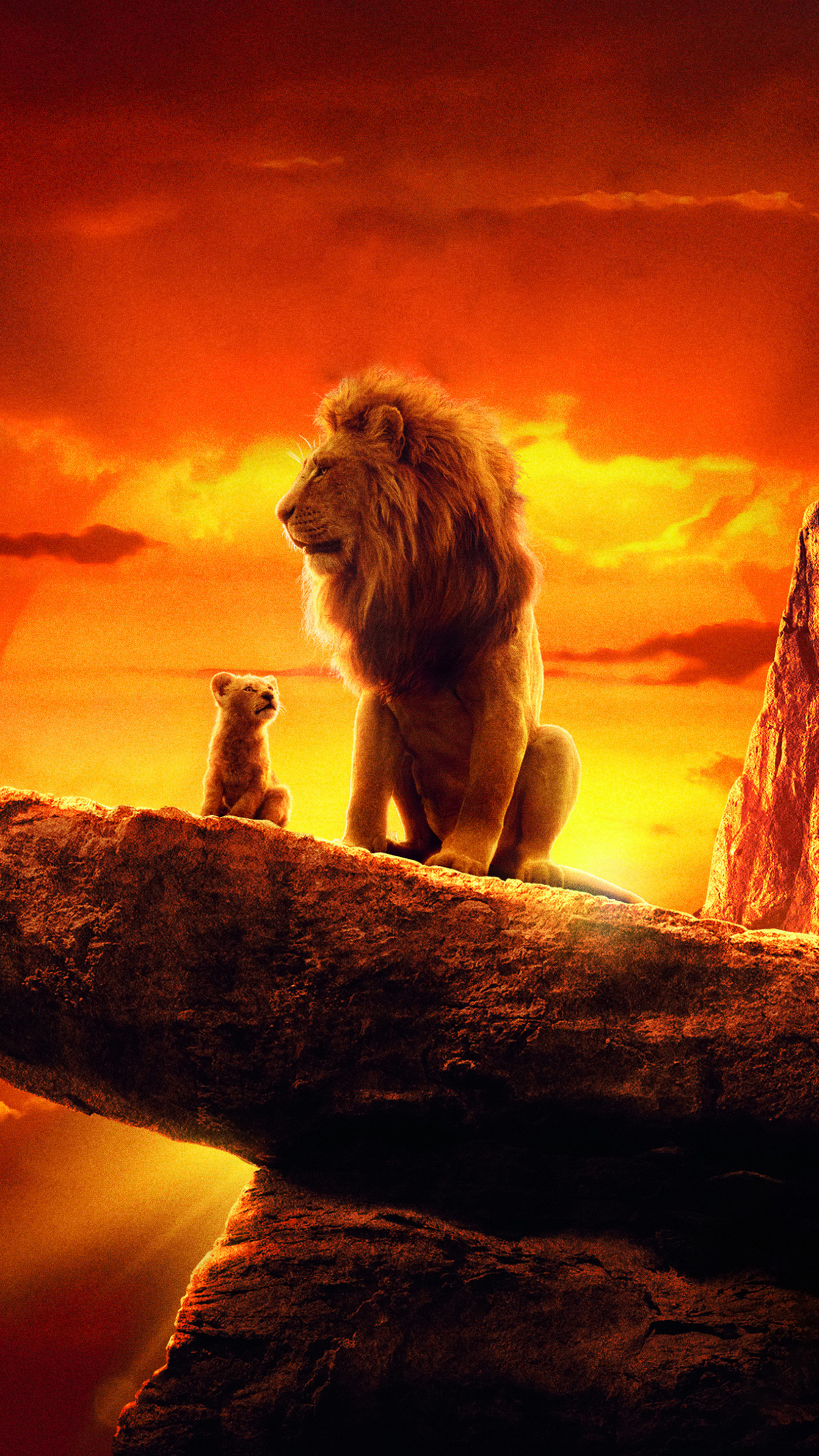 The Lion King, Stunning 4K movie, Sony Xperia X, Commanding visuals, 2160x3840 4K Handy