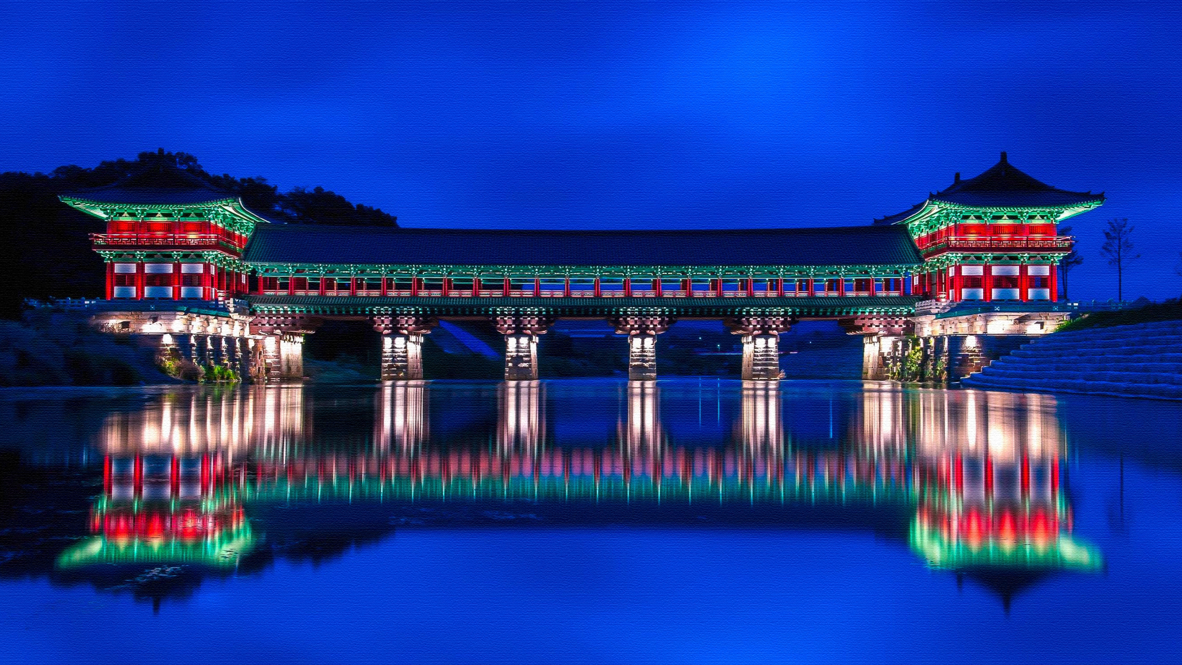 Woljeonggyo Bridge, Print on canvas, 3840x2160 4K Desktop