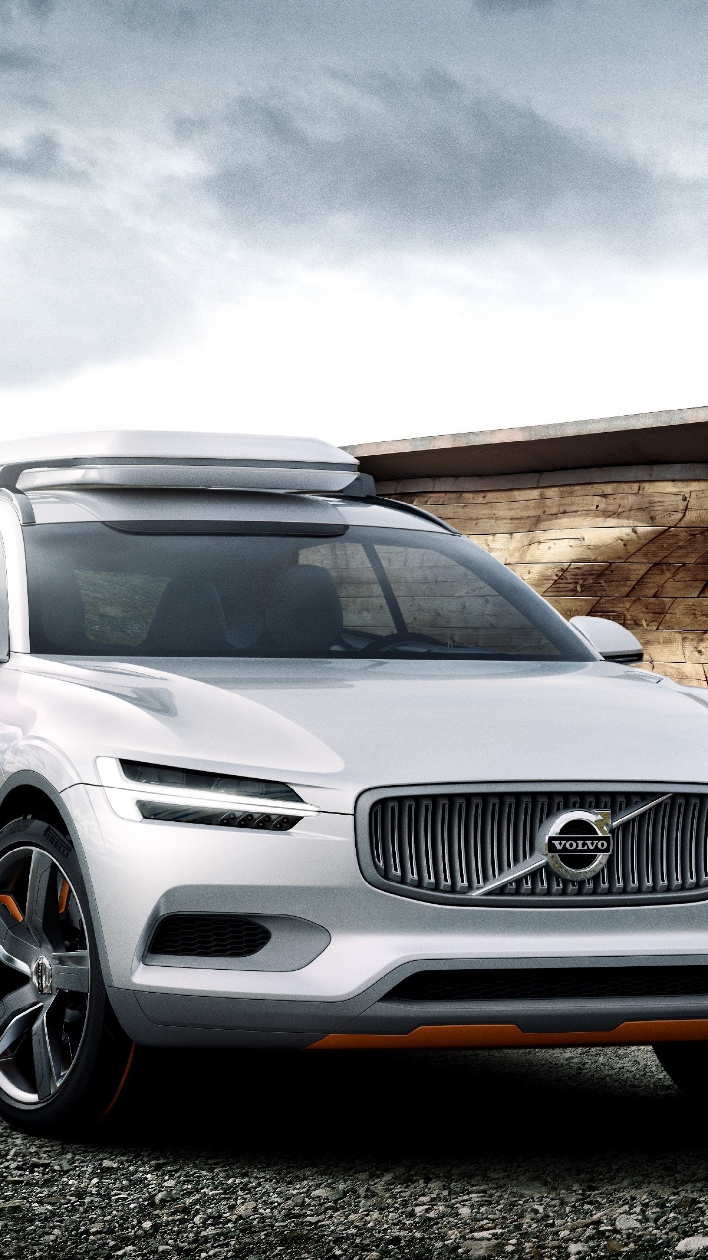 Volvo XC90, Concept crossover, Hybrid luxury, Outstanding performance, 1440x2560 HD Handy