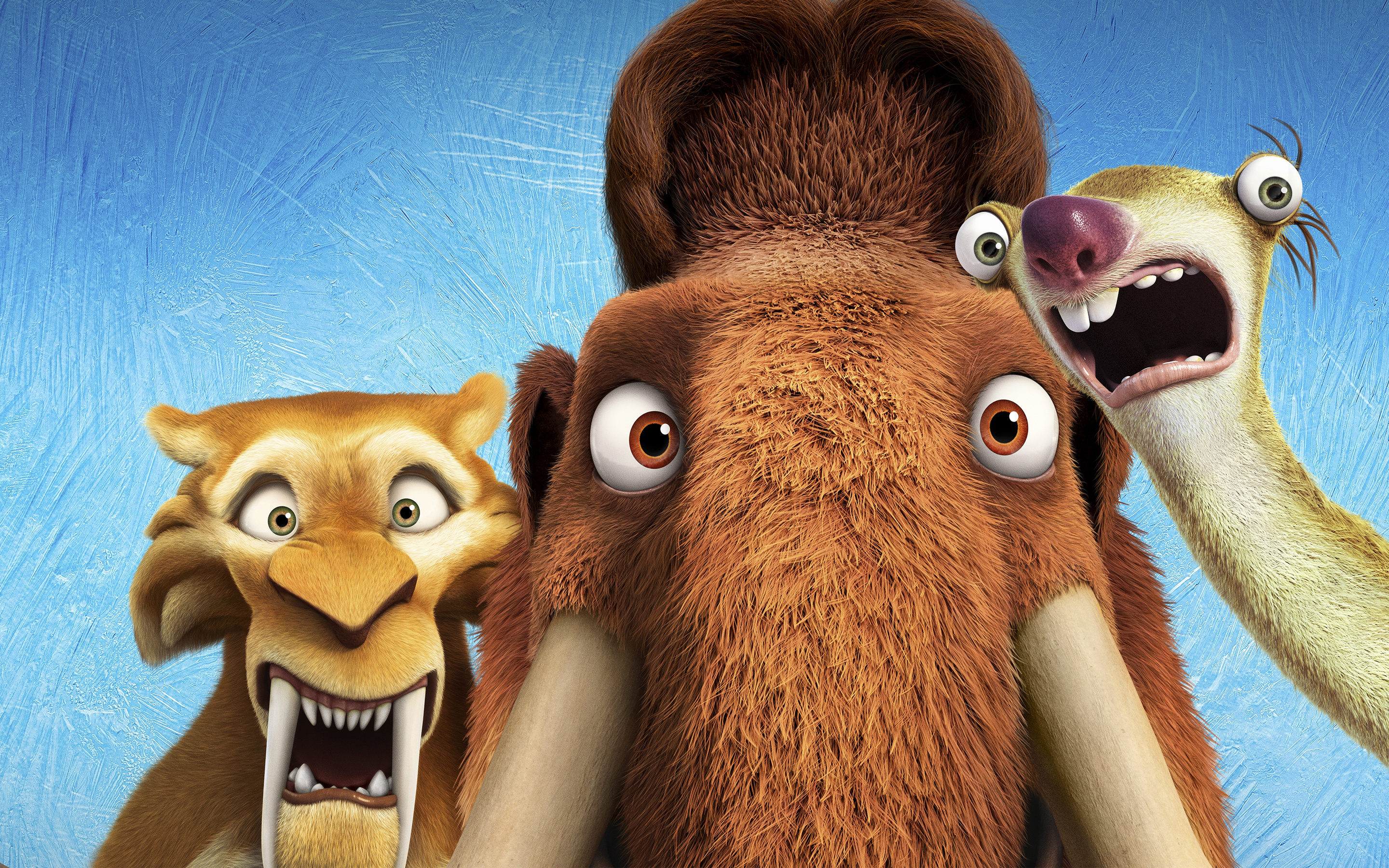 Diego and Manny, Sid (Ice Age) Wallpaper, 2880x1800 HD Desktop
