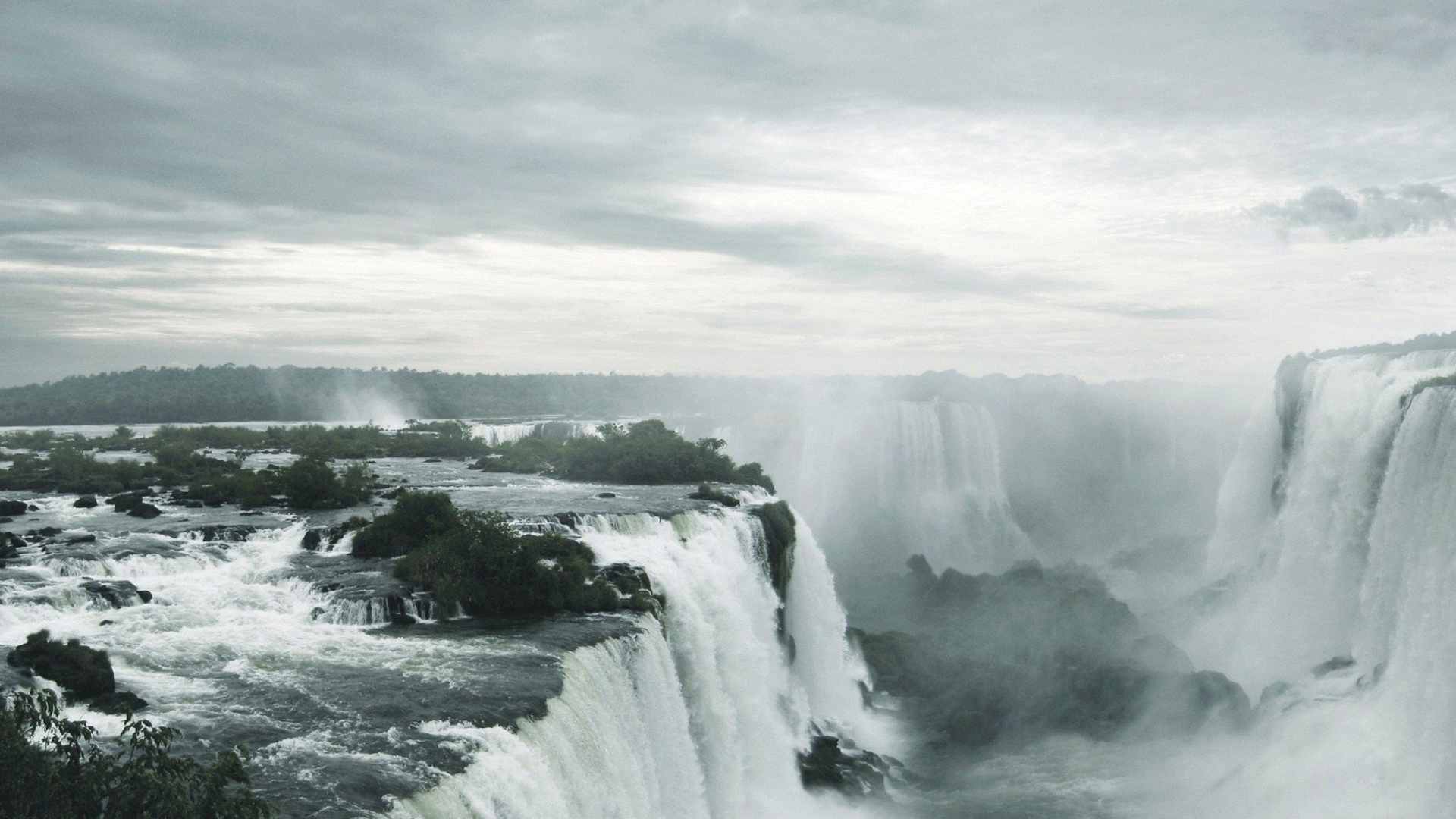 Iguazu Falls, HD wallpaper, Background image, Natural beauty, 1920x1080 Full HD Desktop