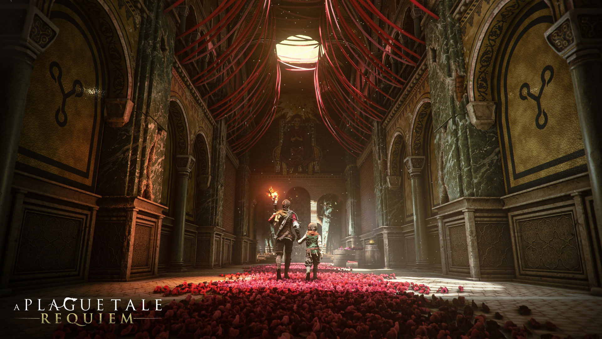 A Plague Tale: Requiem: Action-adventure survival horror stealth video game. 1920x1080 Full HD Background.