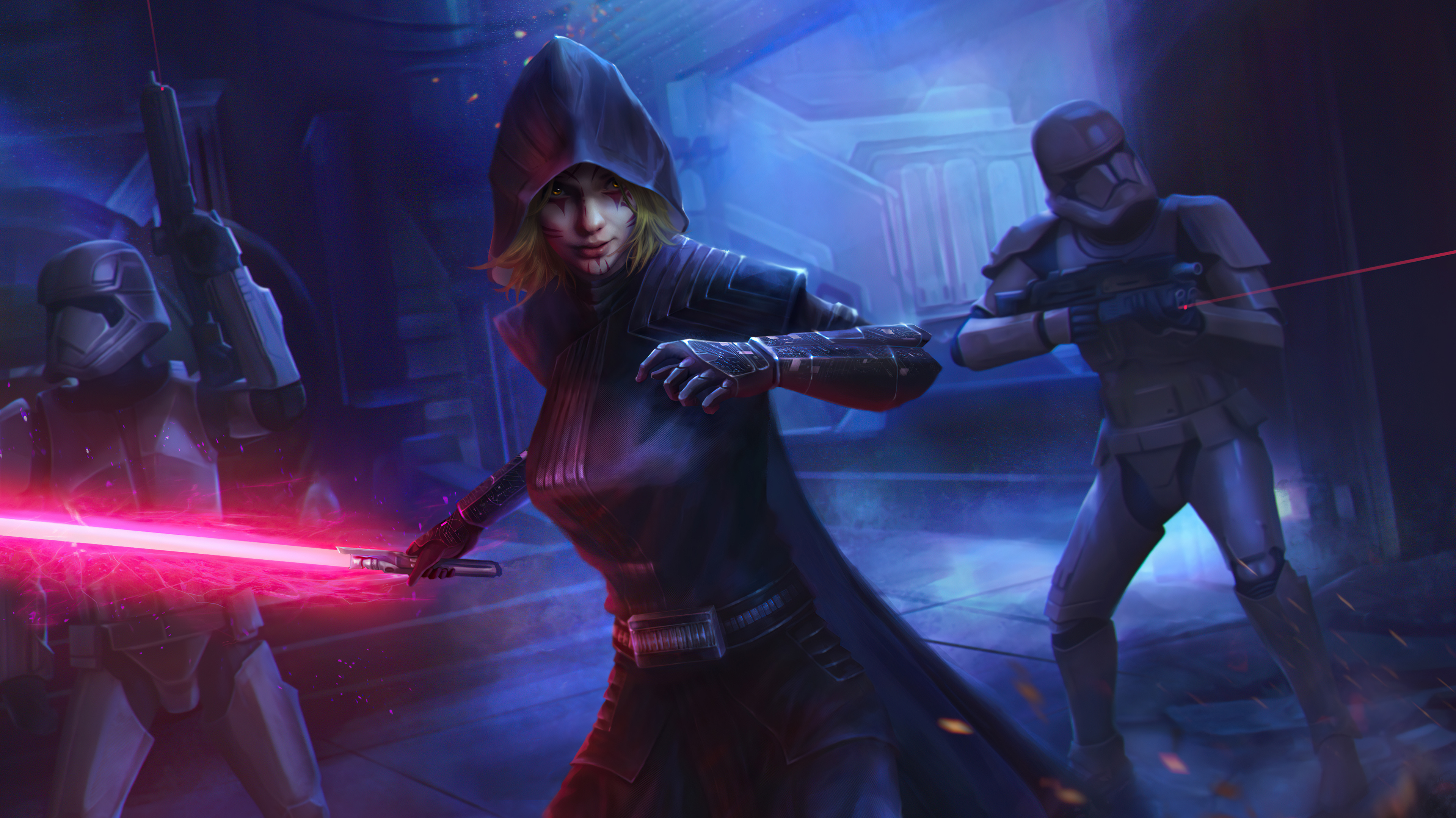 Sith: Assassin, The antithesis and ancient enemies of the Jedi. 3840x2160 4K Background.