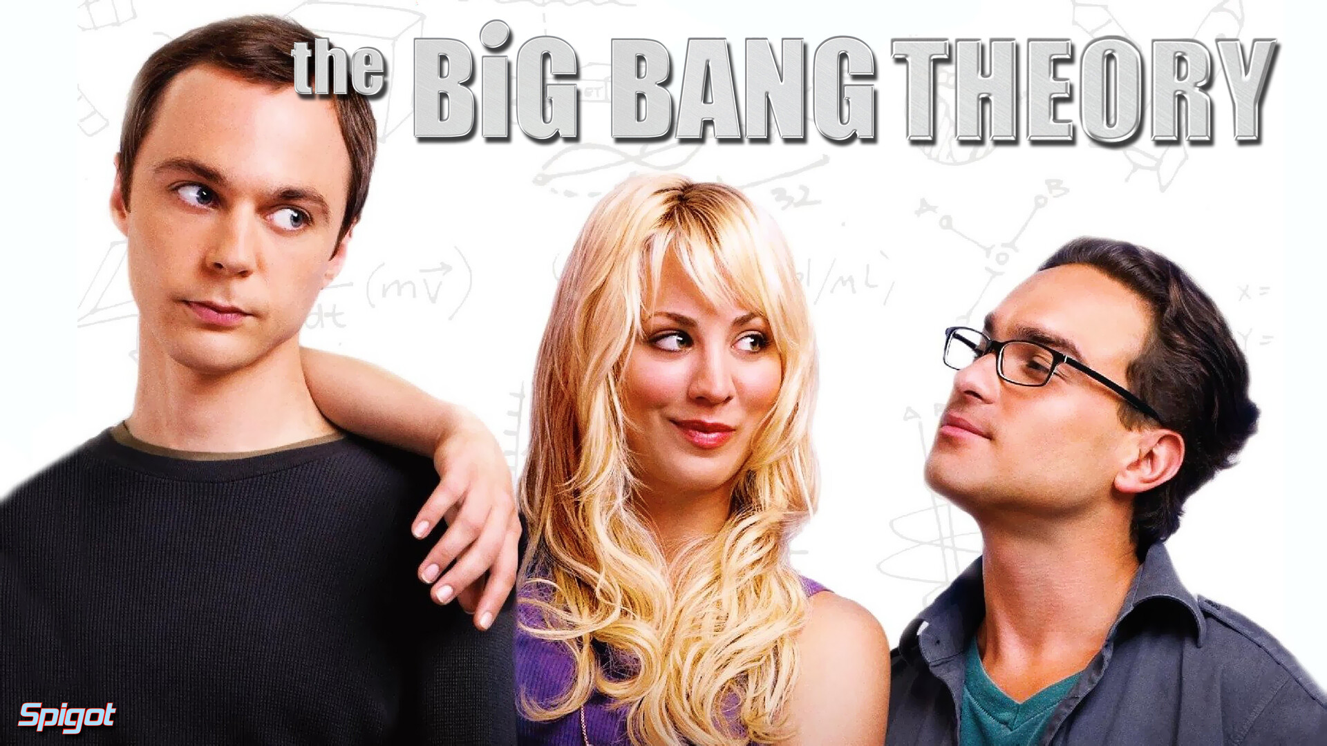 The Big Bang Theory: Blended science with comedy, TV series. 1920x1080 Full HD Background.