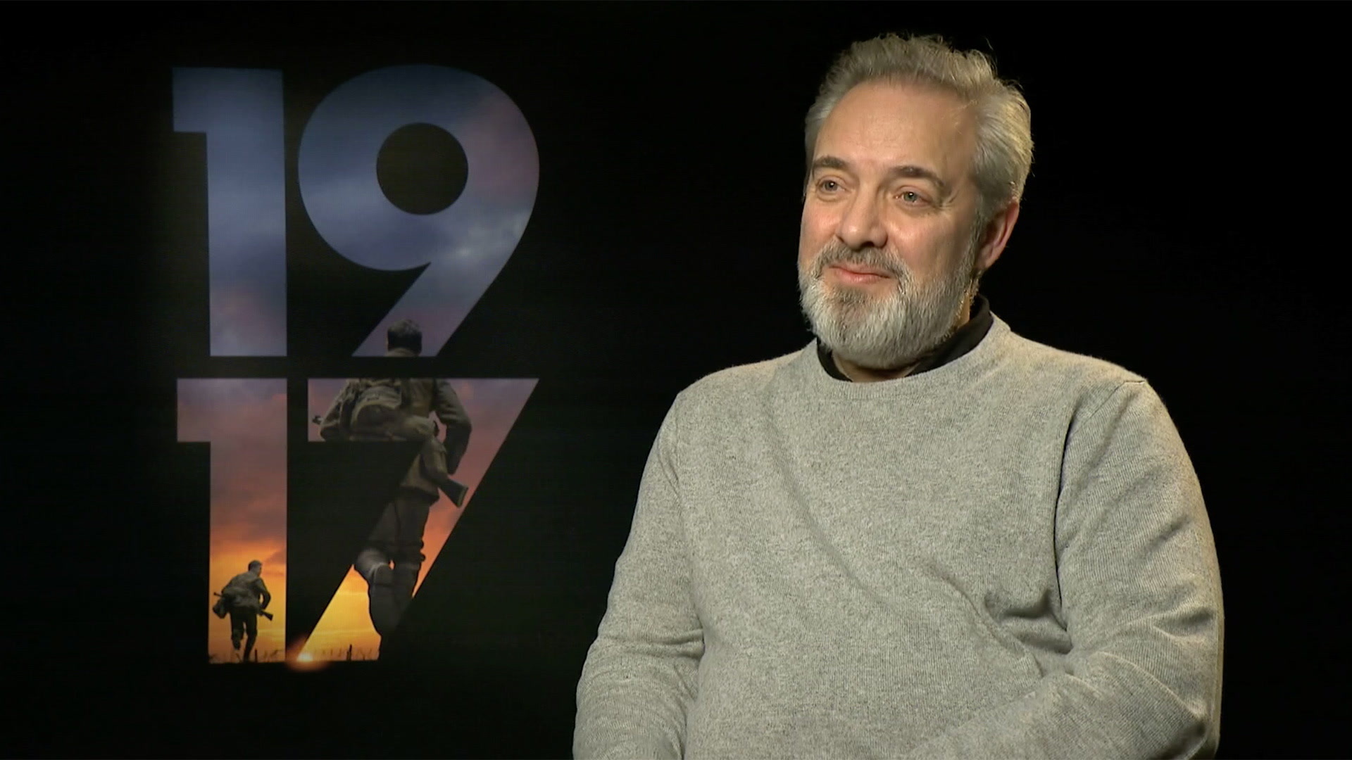 Sam Mendes, Co-writer discussion, Challenges of 1917, Moviefone interview, 1920x1080 Full HD Desktop
